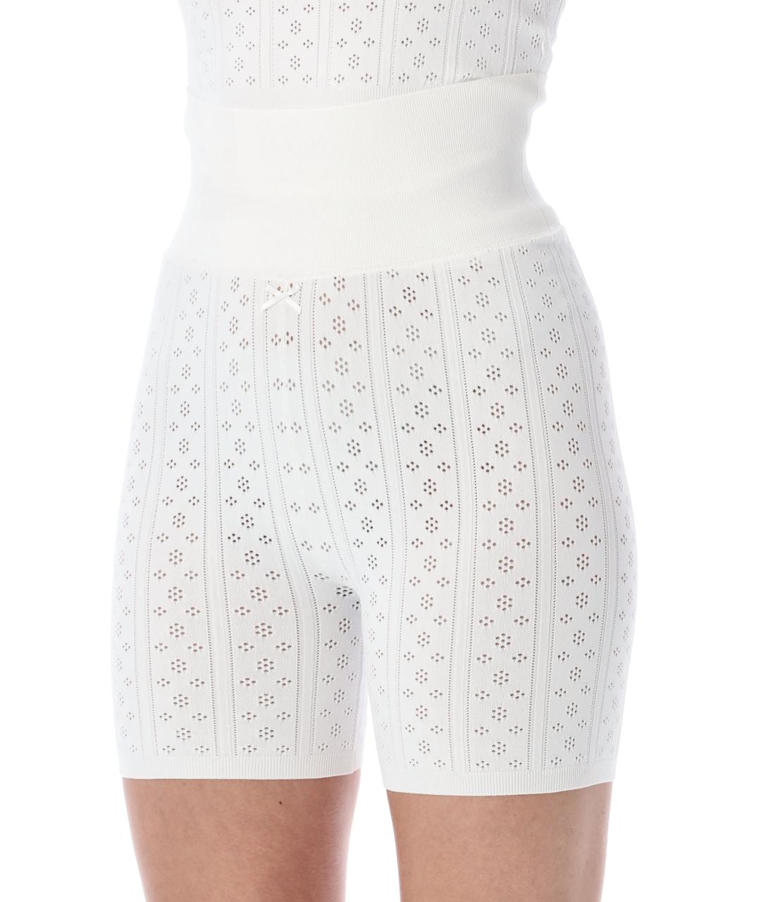 J.W.ANDERSON Белые вискозные шорты, фото 4