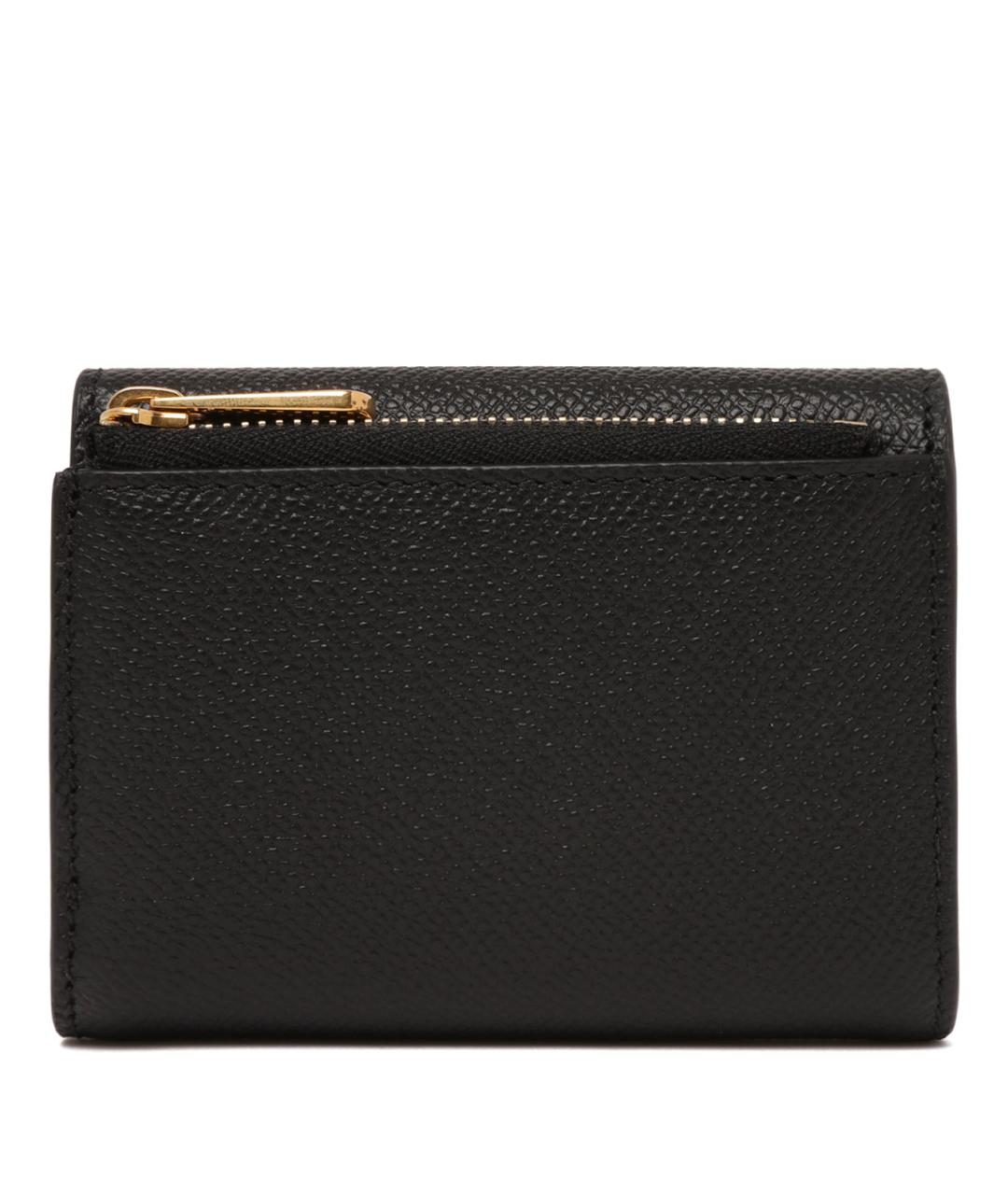 FERRAGAMO Черный кожаный кошелек, фото 2