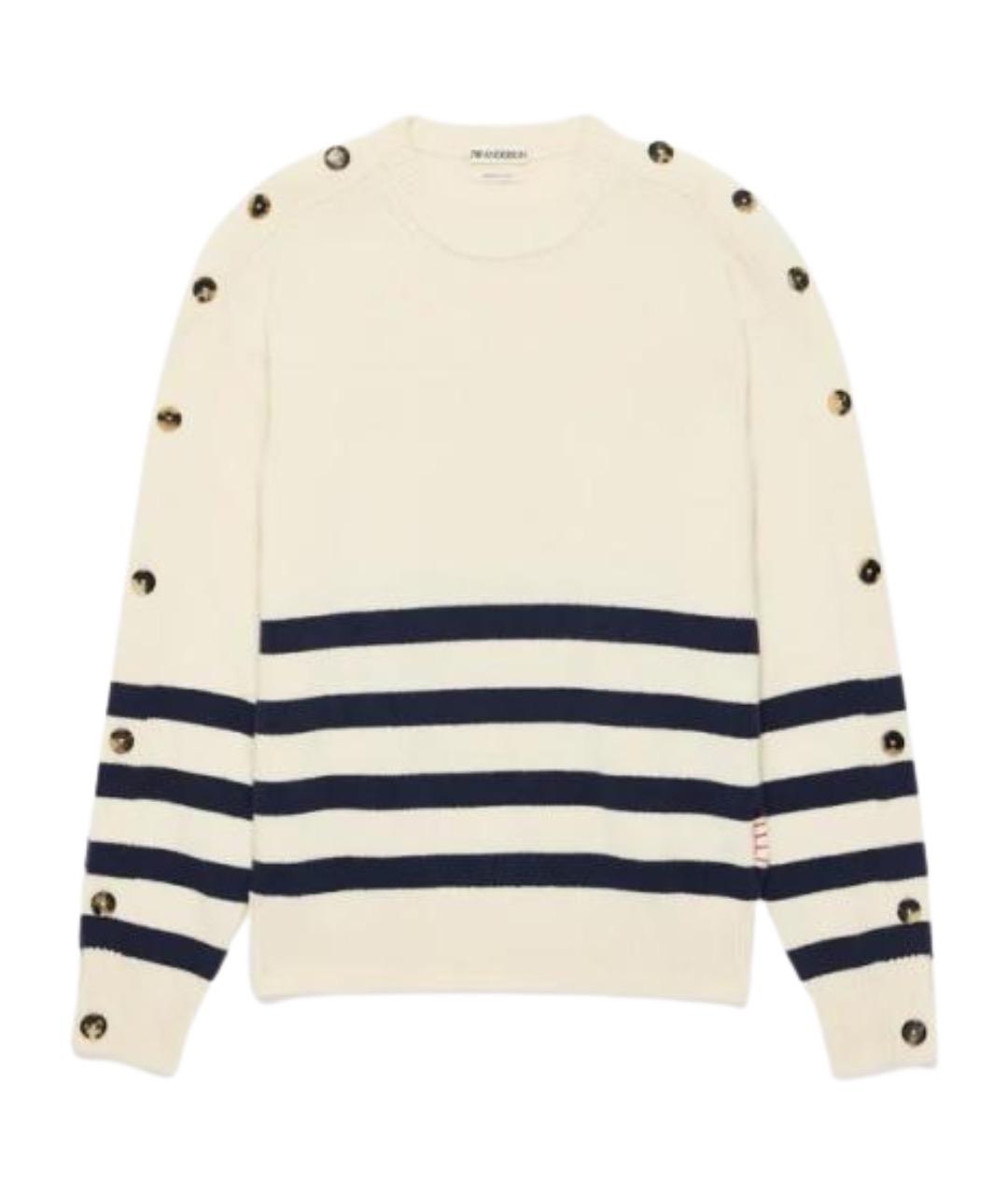 J.W.ANDERSON Белый шерстяной джемпер / свитер, фото 1