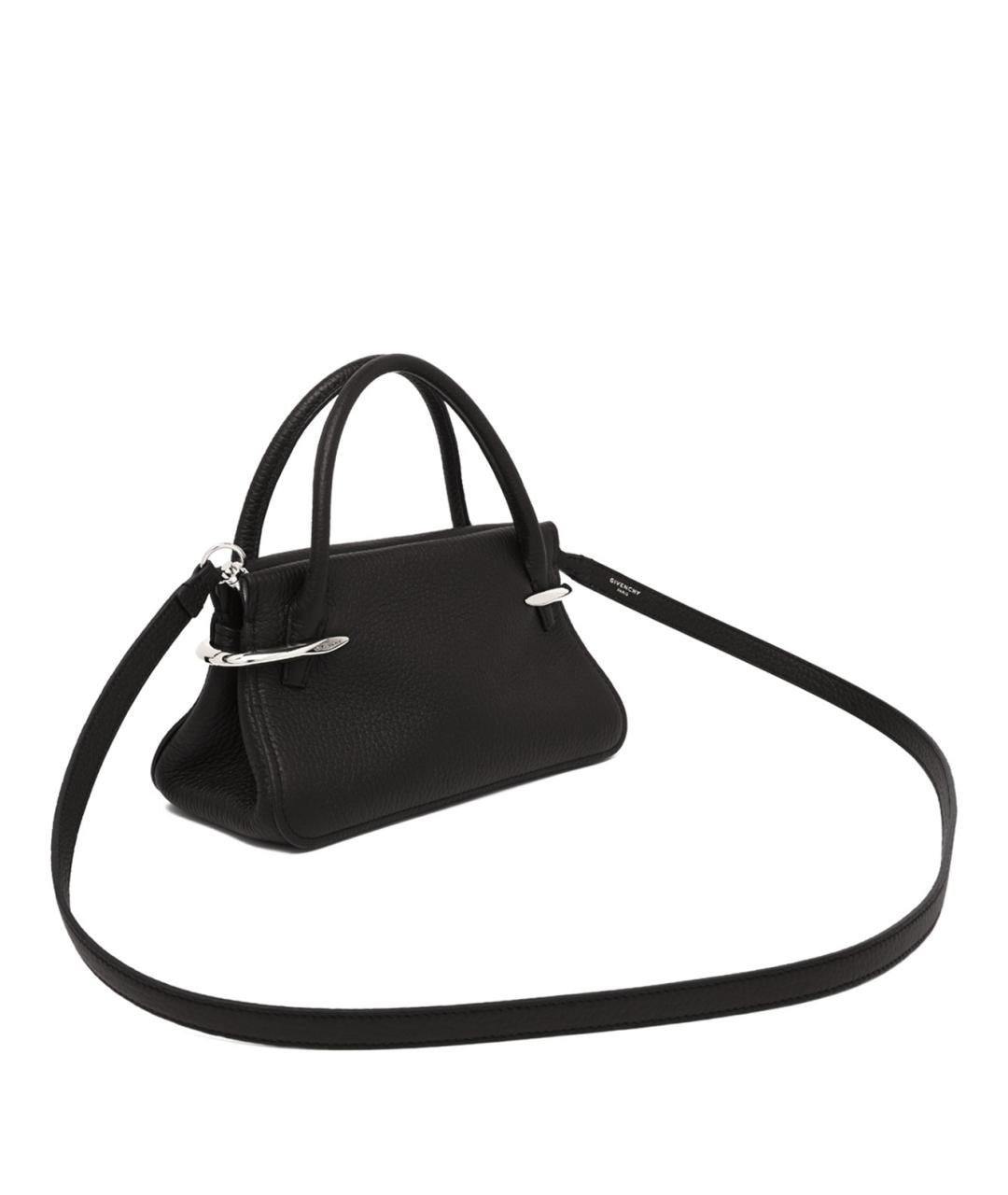 GIVENCHY Черная кожаная сумка тоут, фото 3