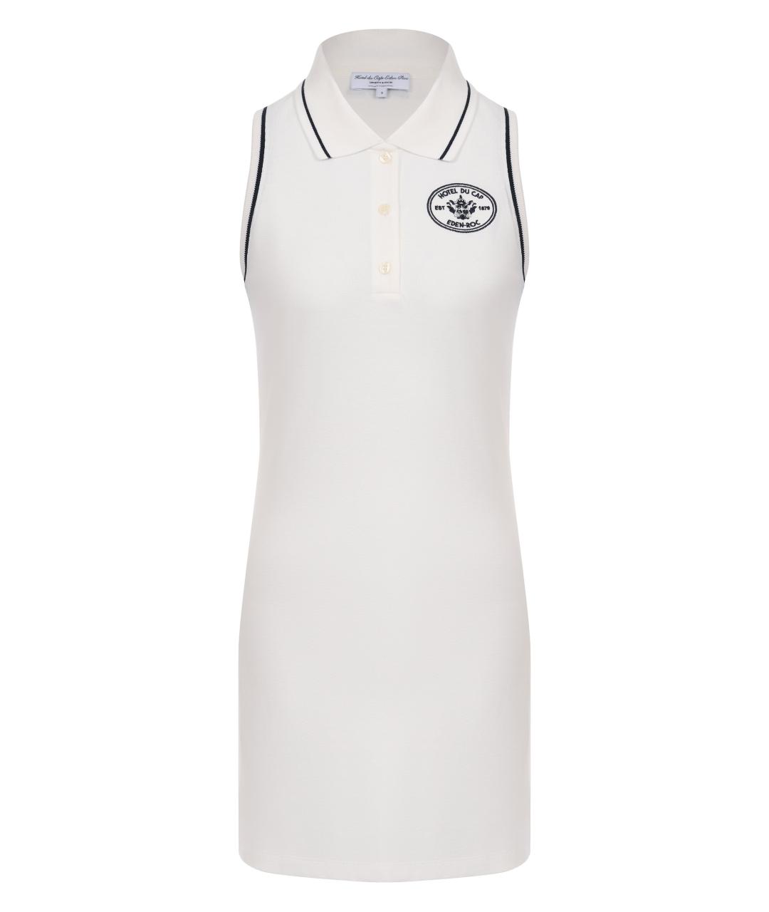 SPORTY AND RICH Белое хлопковое повседневное платье, фото 1