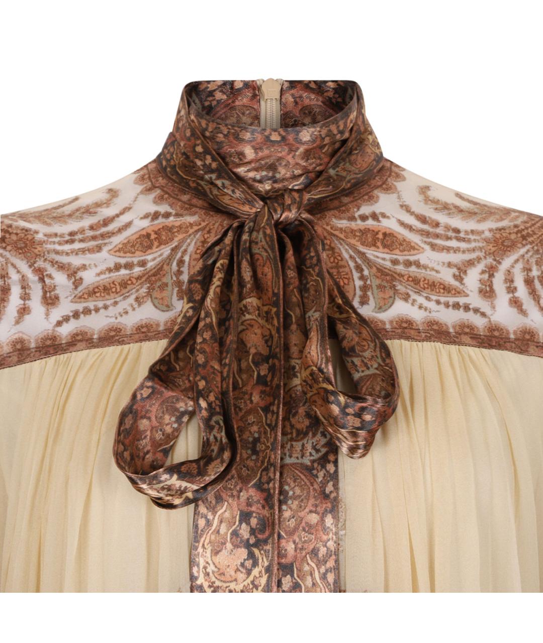 ZIMMERMANN Мульти вискозное коктейльное платье, фото 3