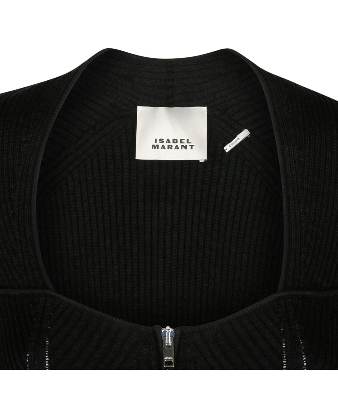 ISABEL MARANT Черный шерстяной кардиган, фото 3