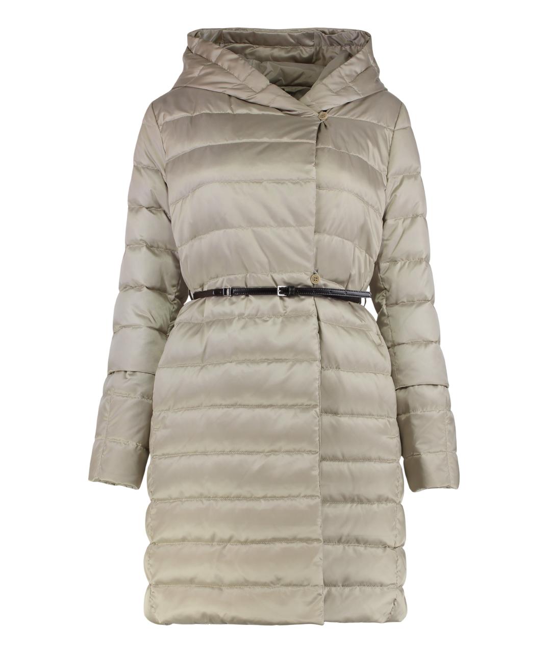 'S MAX MARA Белый полиэстеровый пуховик, фото 3