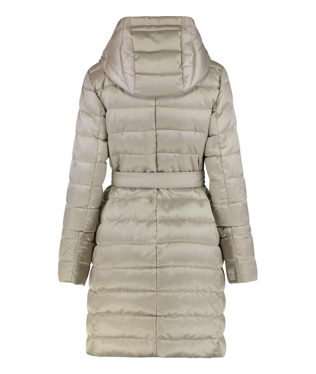 'S MAX MARA Белый полиэстеровый пуховик, фото 2