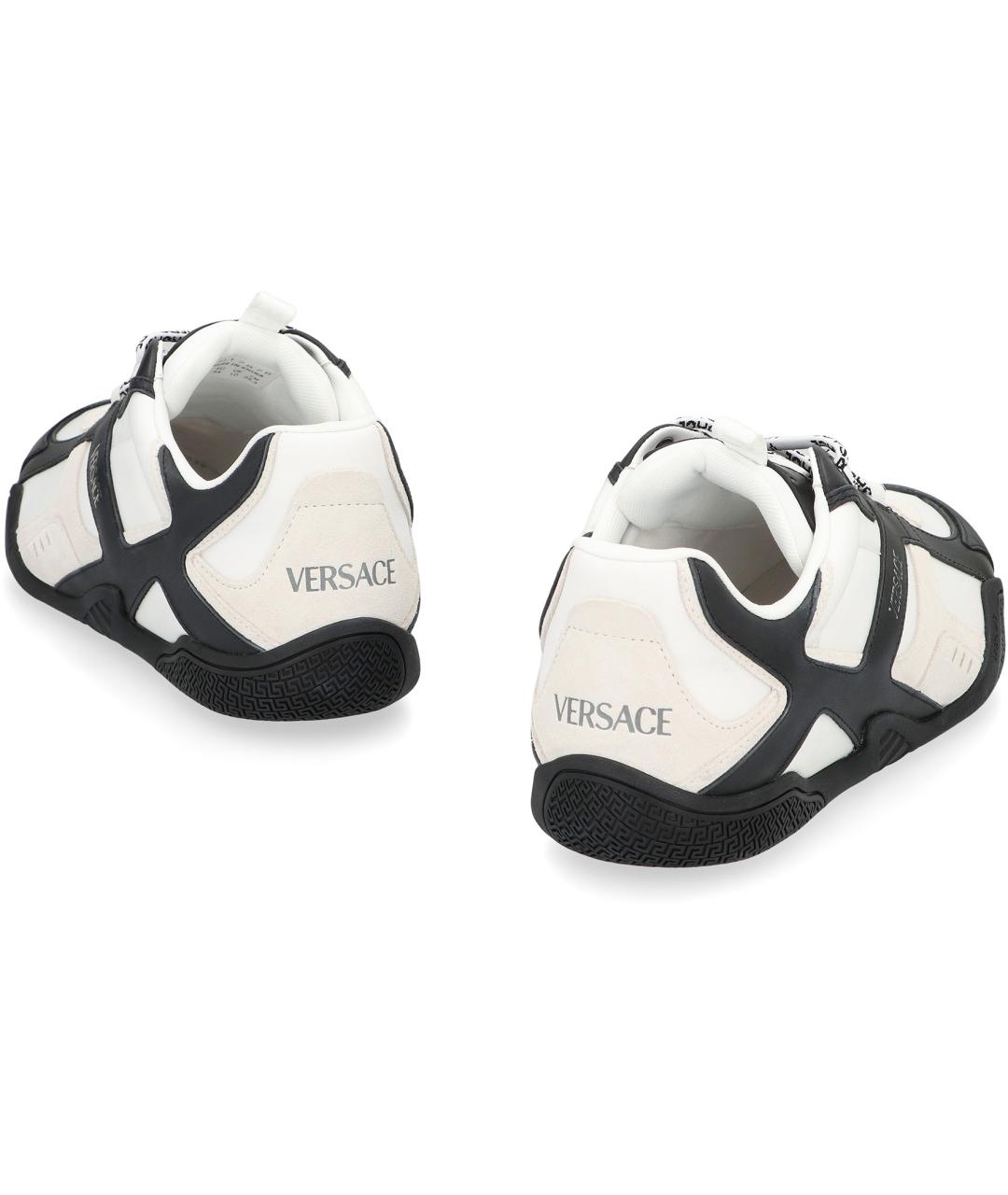 VERSACE Мульти кожаные низкие кроссовки / кеды, фото 3
