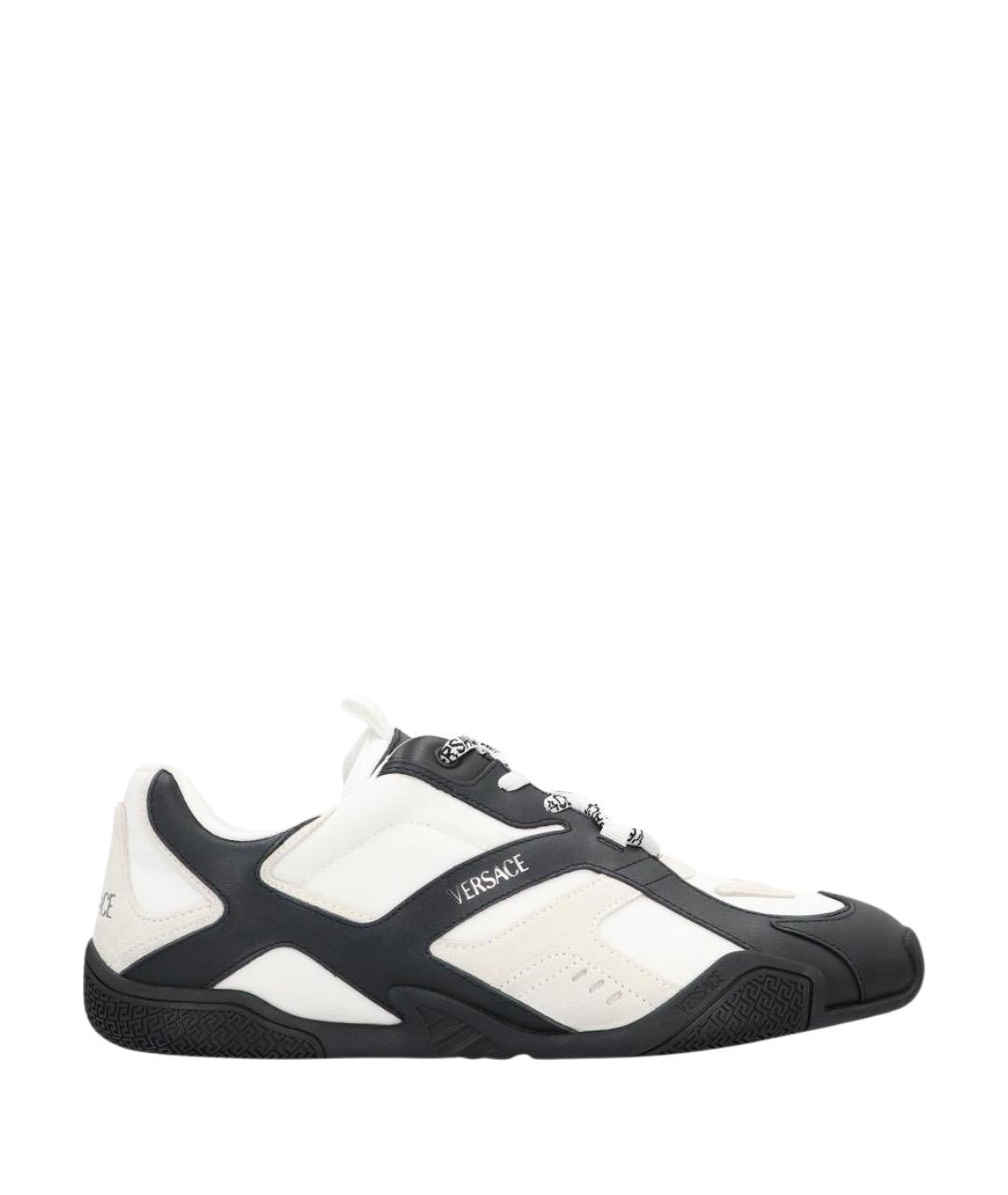 VERSACE Мульти кожаные низкие кроссовки / кеды, фото 1