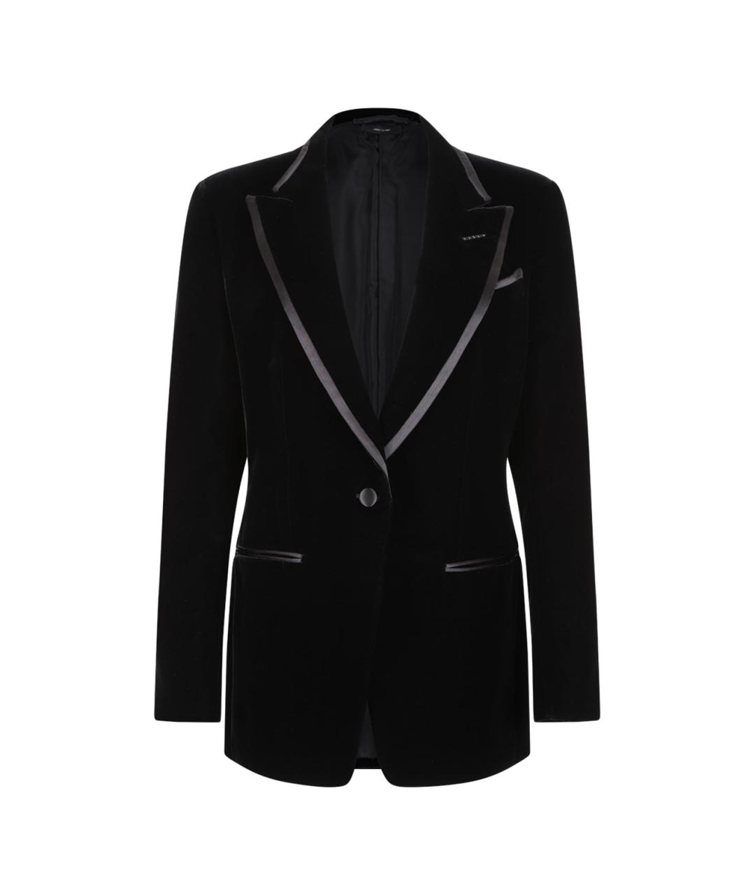 TOM FORD Черный вискозный жакет/пиджак, фото 1