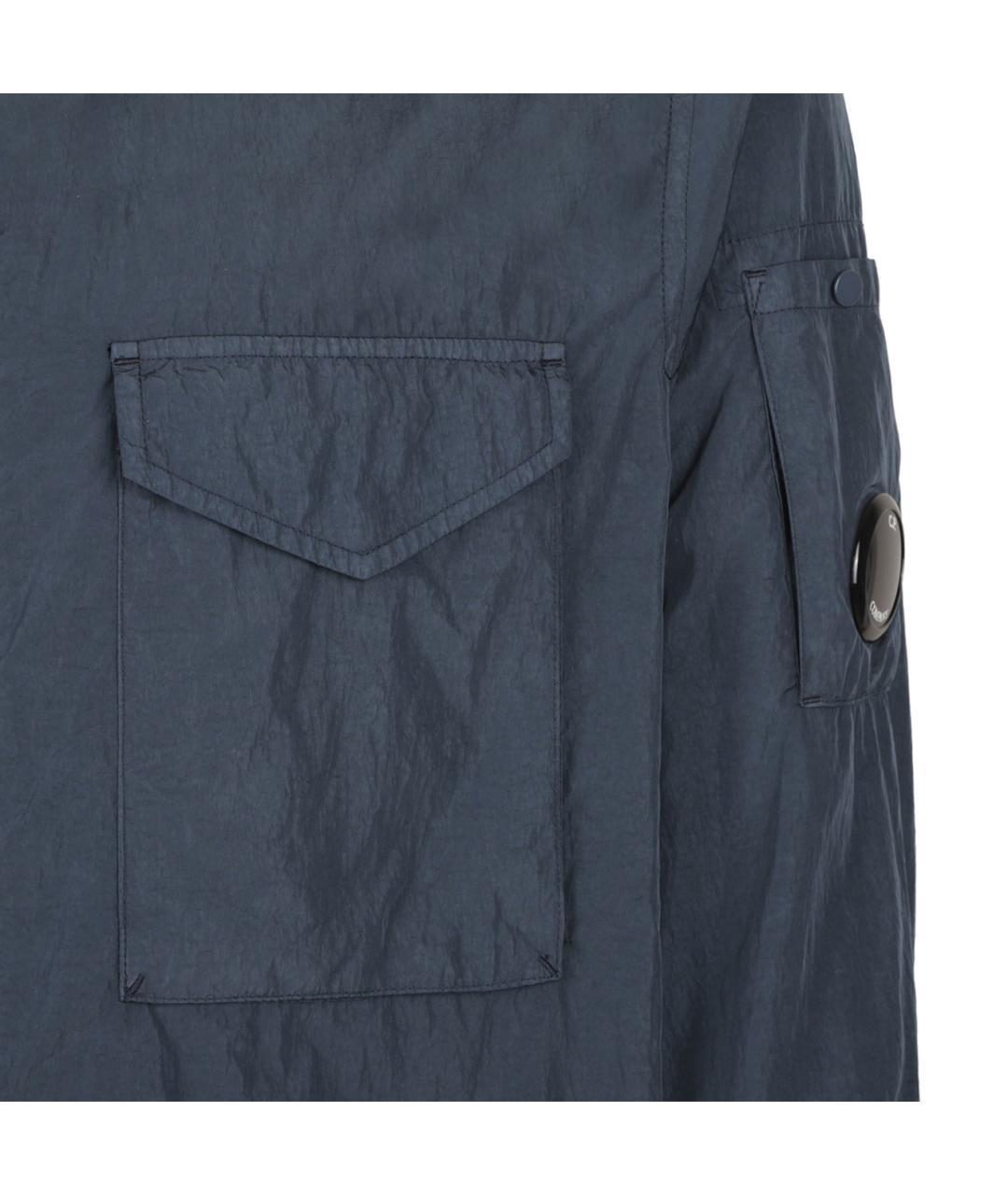 CP COMPANY Синяя полиамидовая куртка, фото 4
