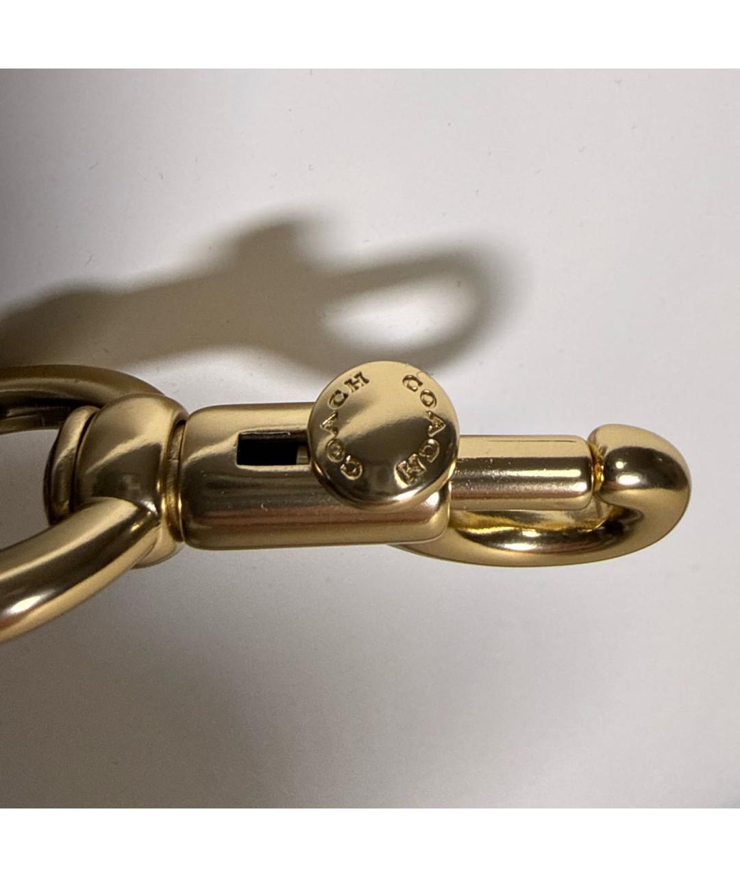 COACH Черная кожаная сумка через плечо, фото 6