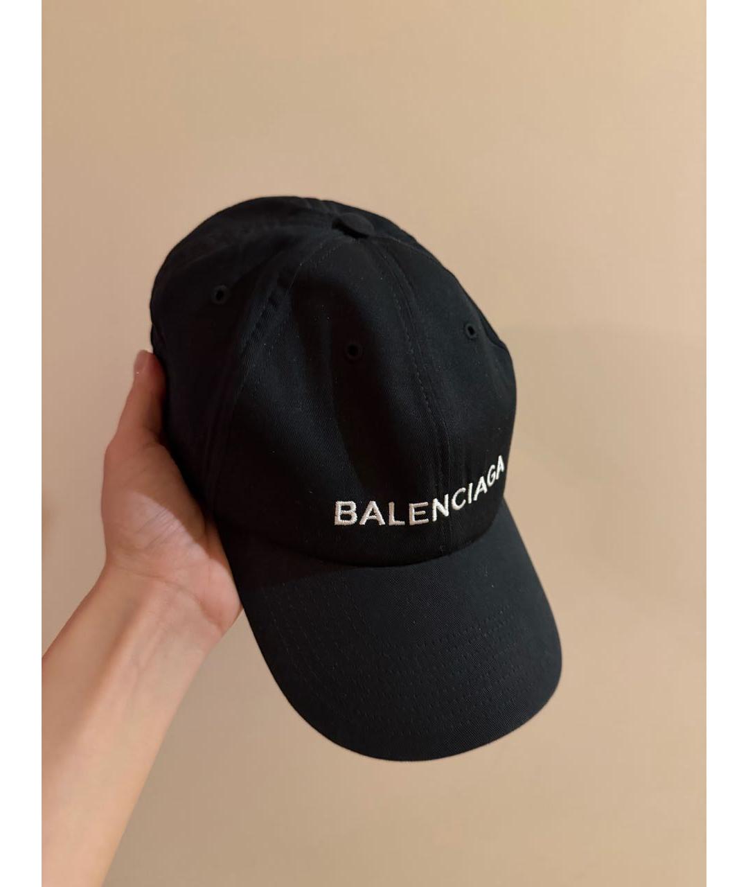 BALENCIAGA Черная кепка, фото 4