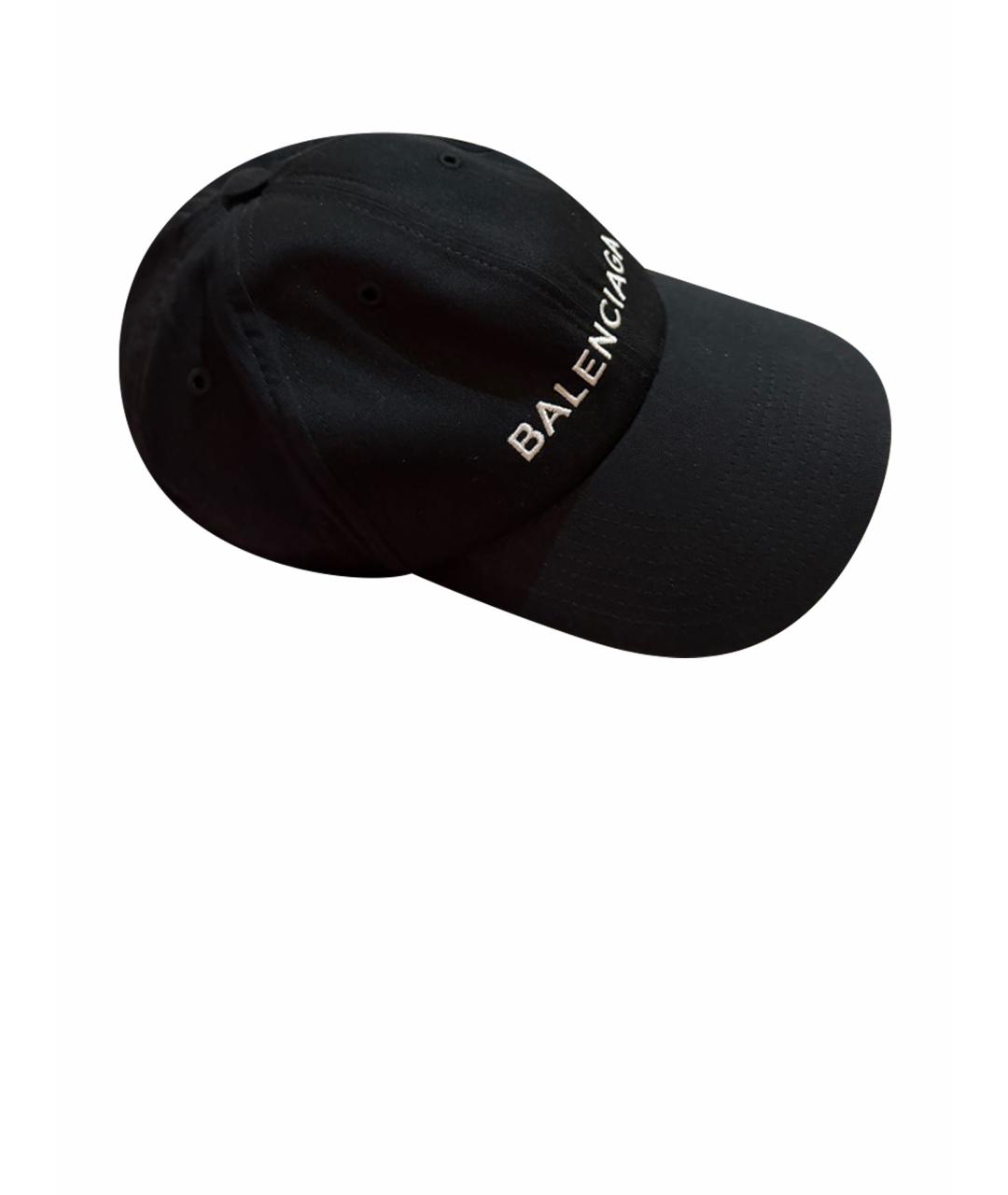 BALENCIAGA Черная кепка, фото 1