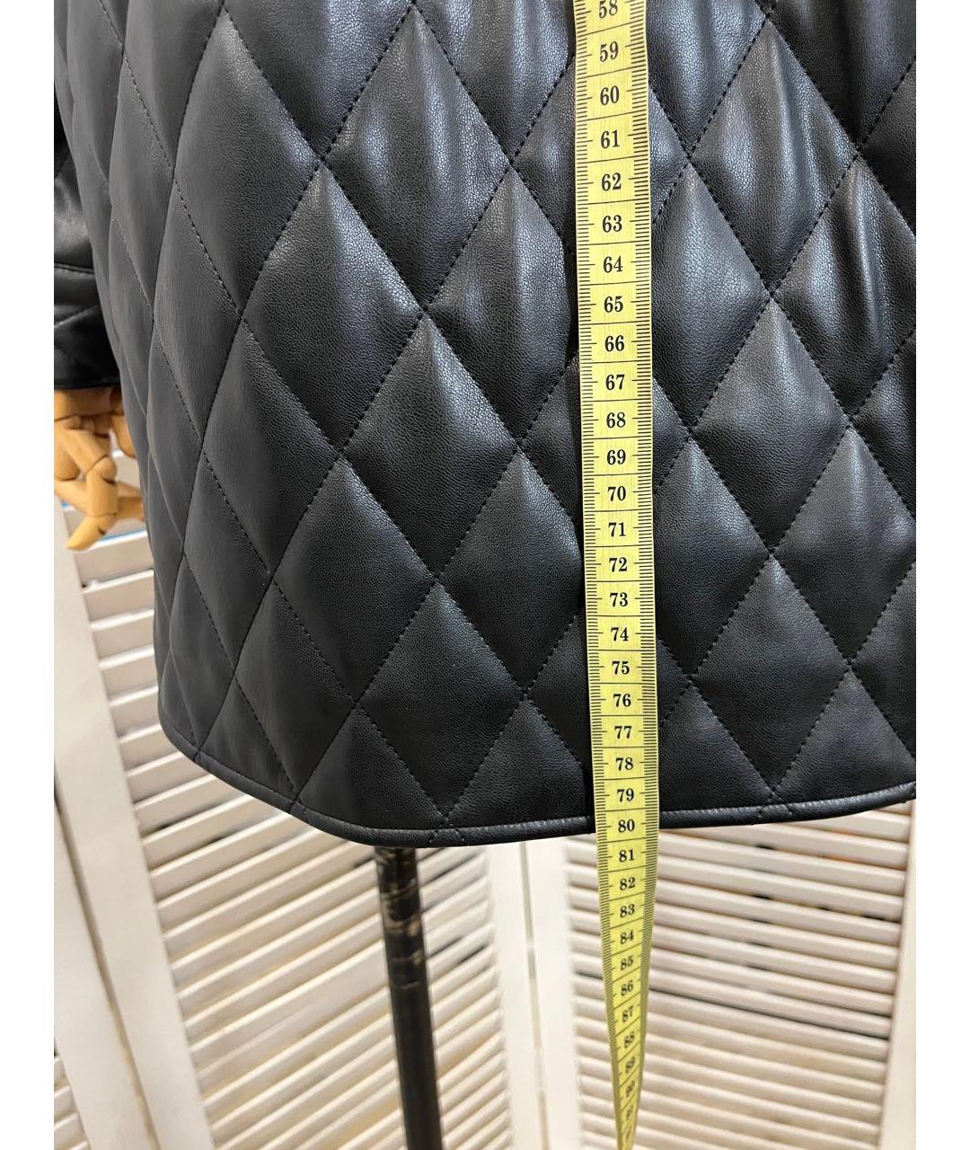 MAJE Черная синтетическая куртка, фото 4