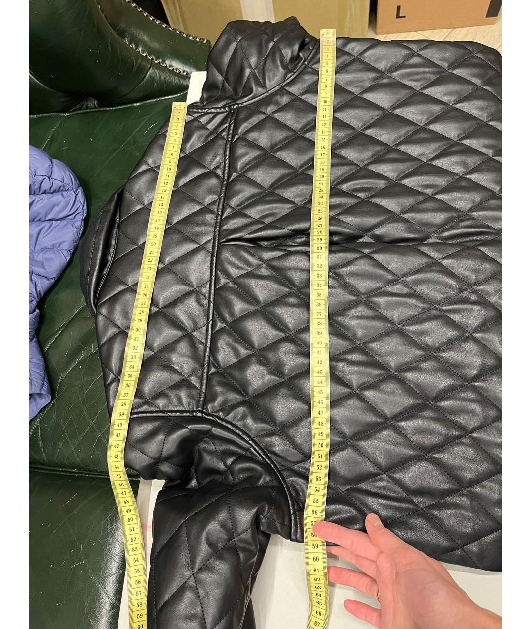 MAJE Черная синтетическая куртка, фото 7