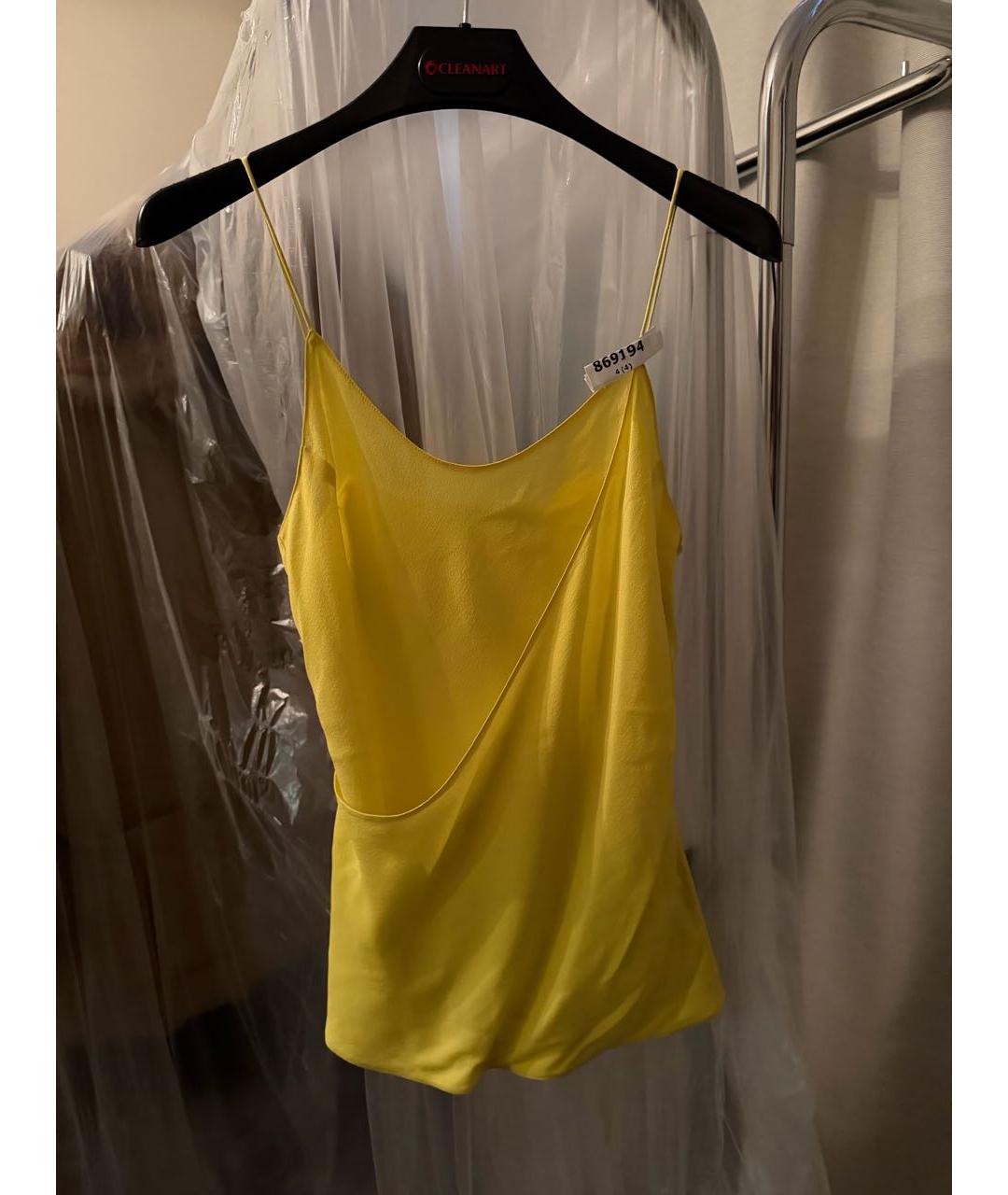 CHRISTIAN DIOR Желтая блузы, фото 3