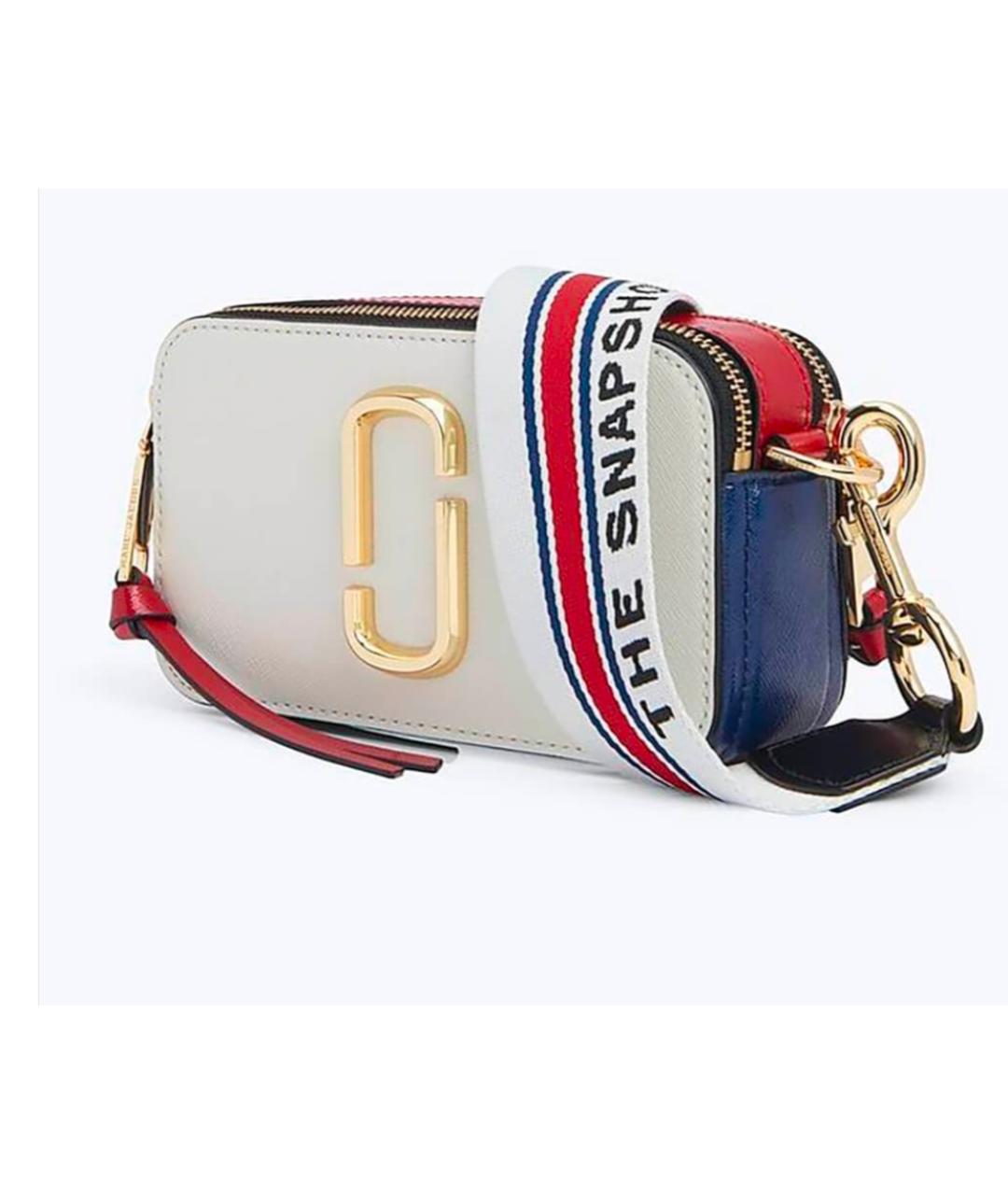 MARC JACOBS Белая кожаная сумка через плечо, фото 2