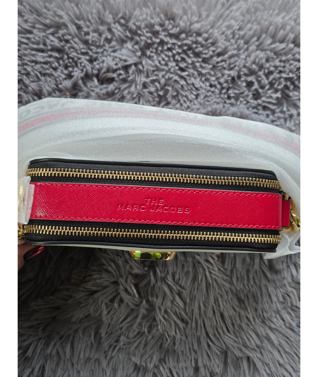 MARC JACOBS Белая кожаная сумка через плечо, фото 5