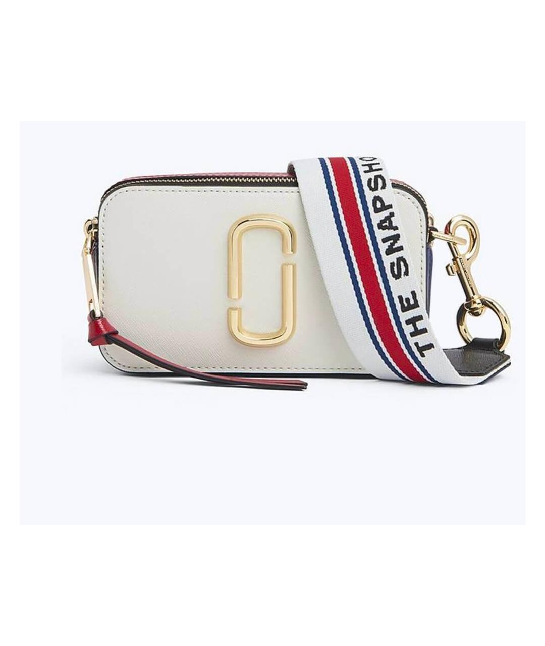 MARC JACOBS Белая кожаная сумка через плечо, фото 9