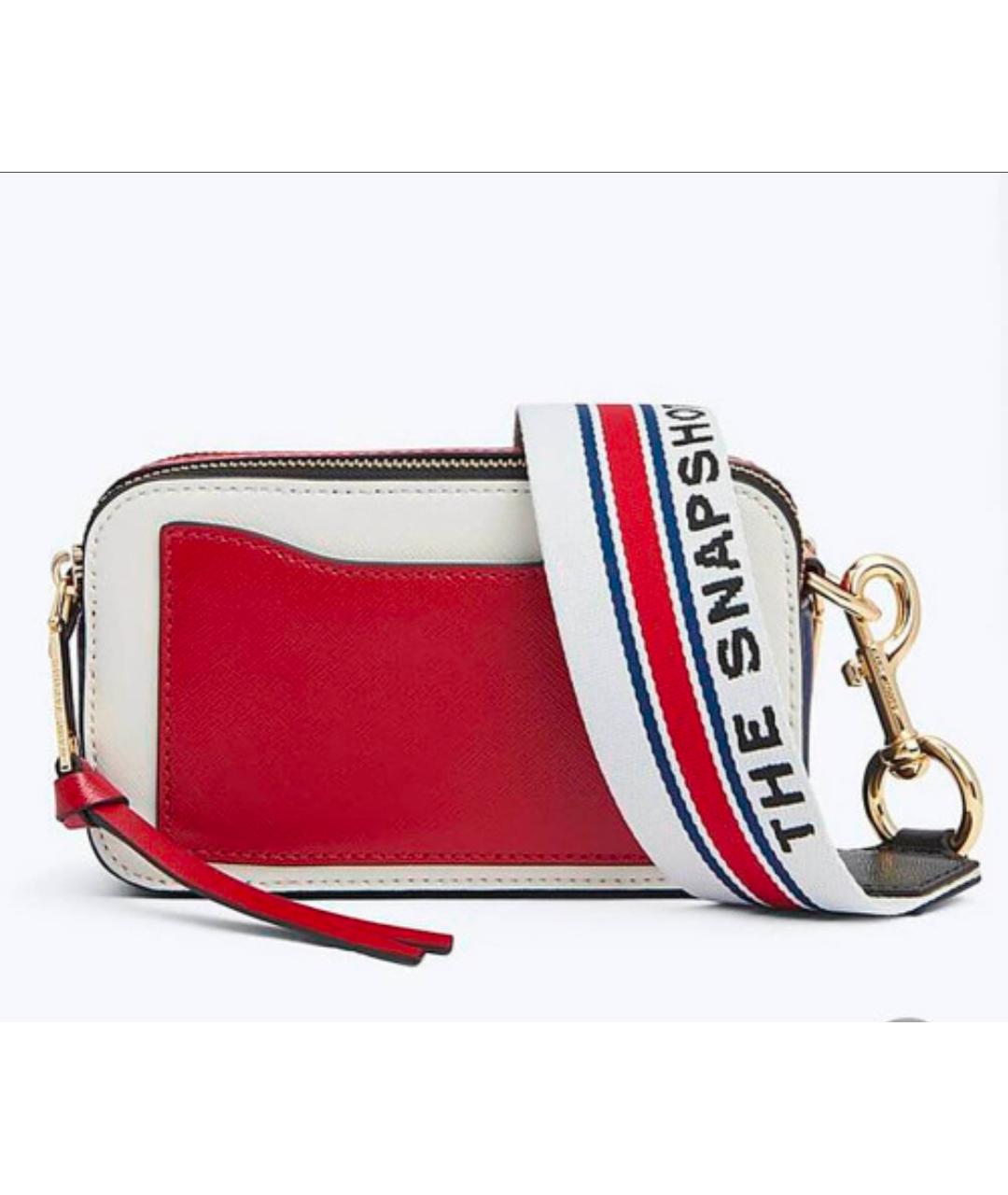 MARC JACOBS Белая кожаная сумка через плечо, фото 3