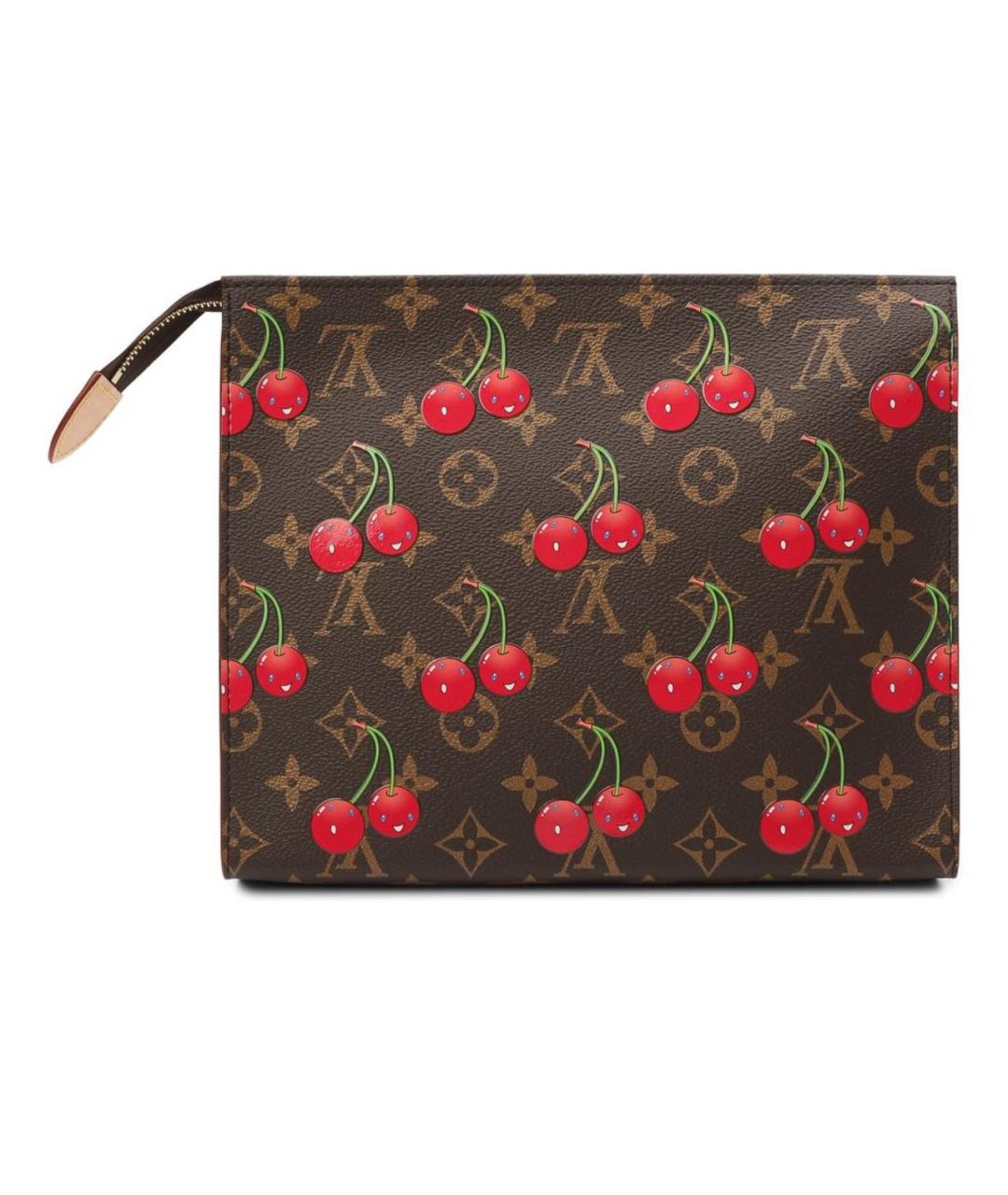 LOUIS VUITTON Коричневая косметичка, фото 2