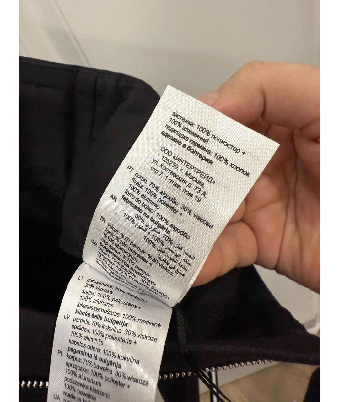 SANDRO Черные хлопковые шорты, фото 6