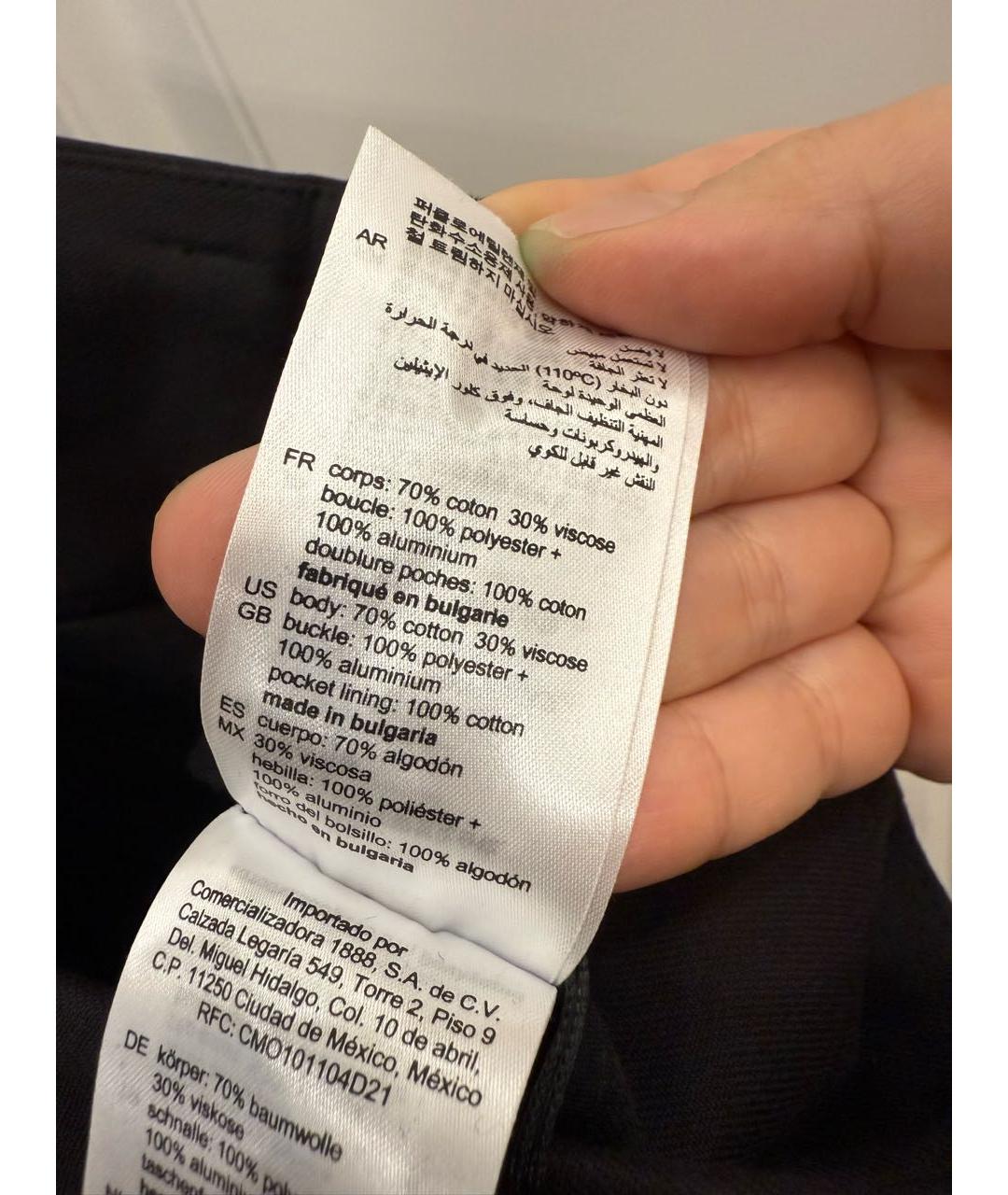 SANDRO Черные хлопковые шорты, фото 5