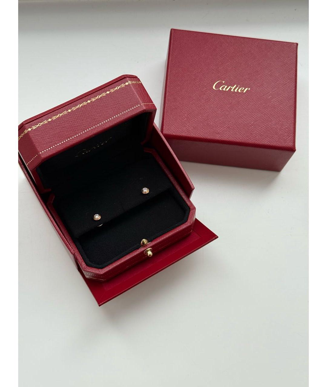 CARTIER Золотые серьги из розового золота, фото 3