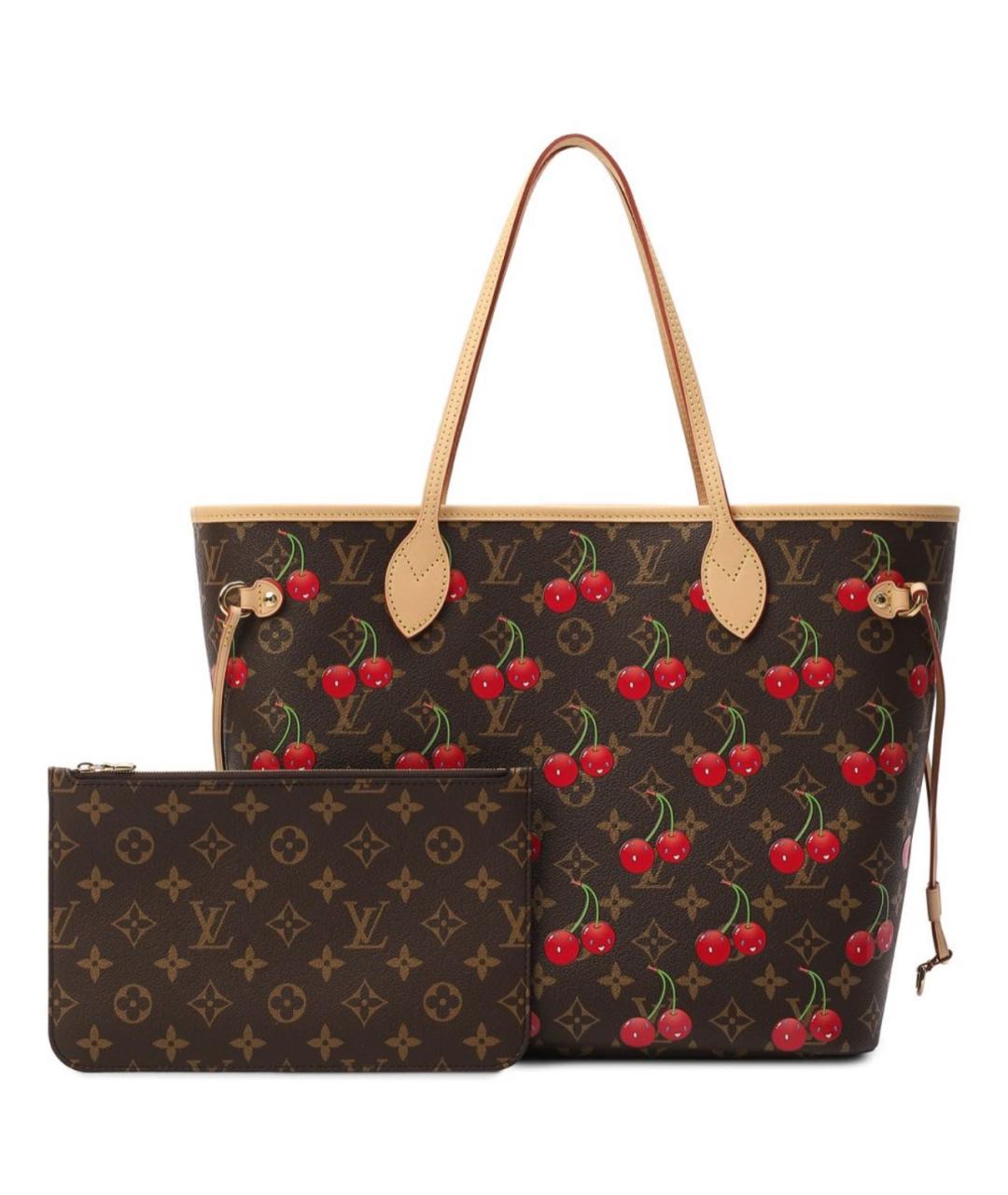 LOUIS VUITTON Коричневая сумка с короткими ручками, фото 2