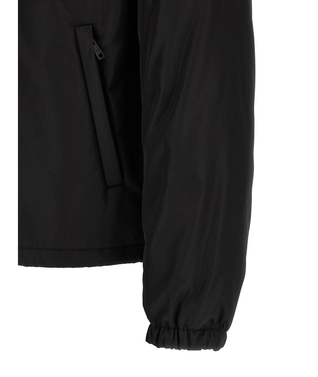 PRADA Черная полиамидовая куртка, фото 4