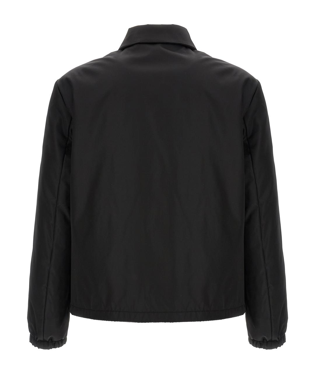 PRADA Черная полиамидовая куртка, фото 2