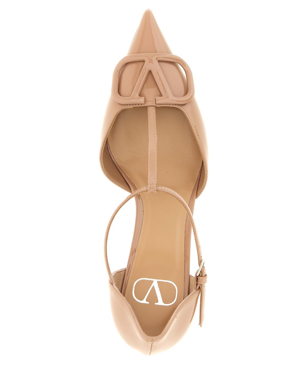 VALENTINO Розовые кожаные туфли, фото 4