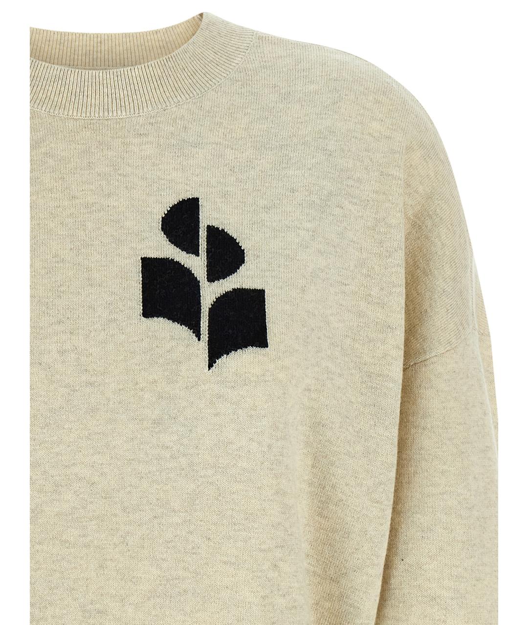 ISABEL MARANT ETOILE Серый хлопковый джемпер / свитер, фото 3