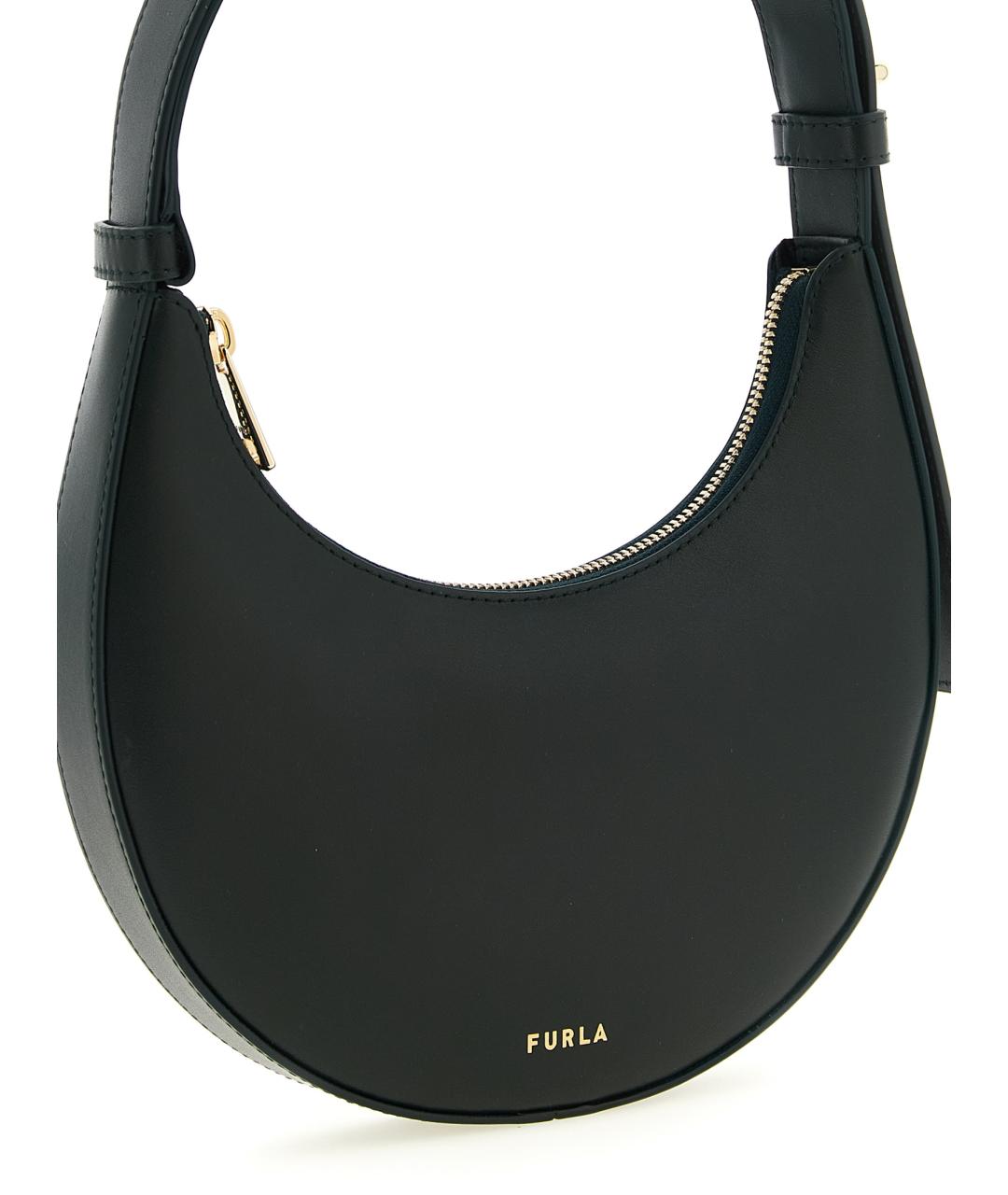 FURLA Зеленая кожаная сумка через плечо, фото 3