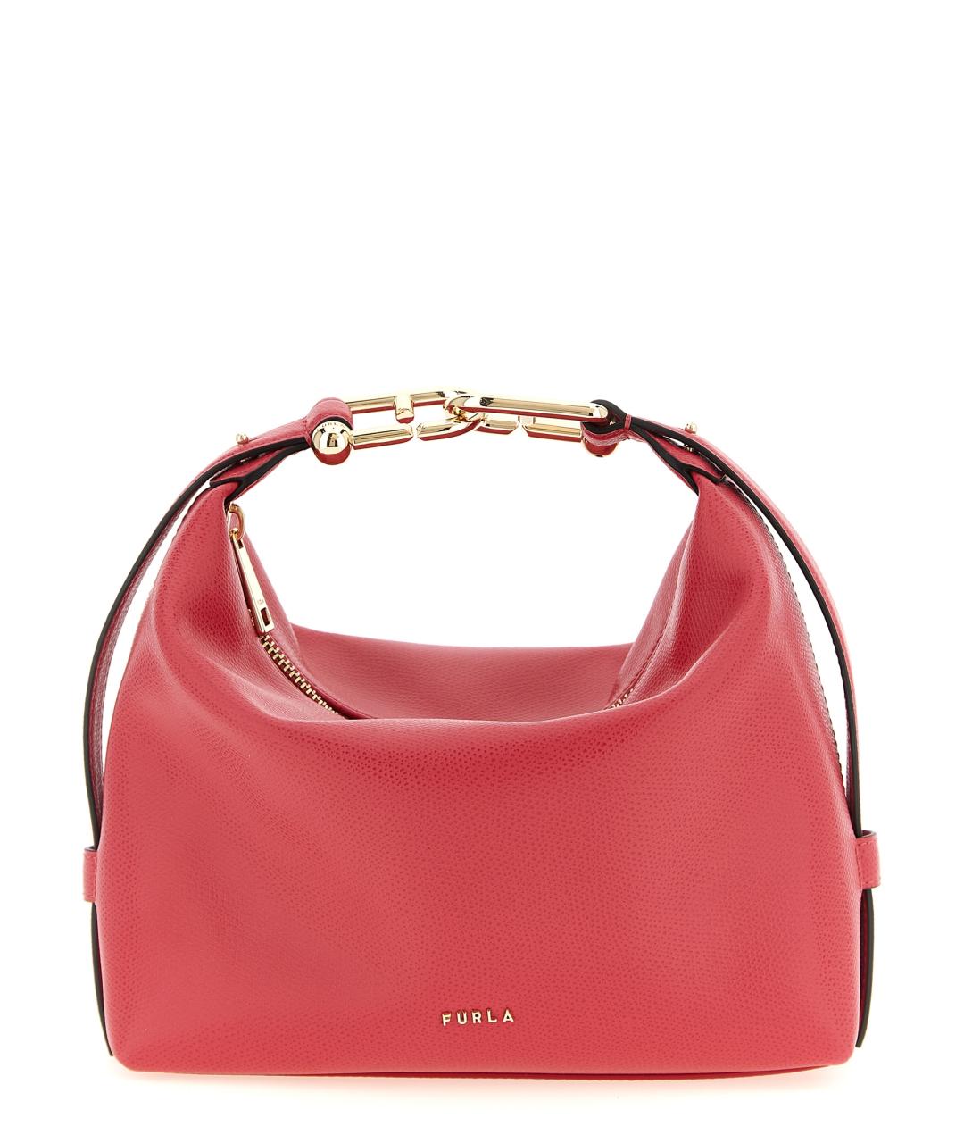 FURLA Фуксия кожаная сумка через плечо, фото 1