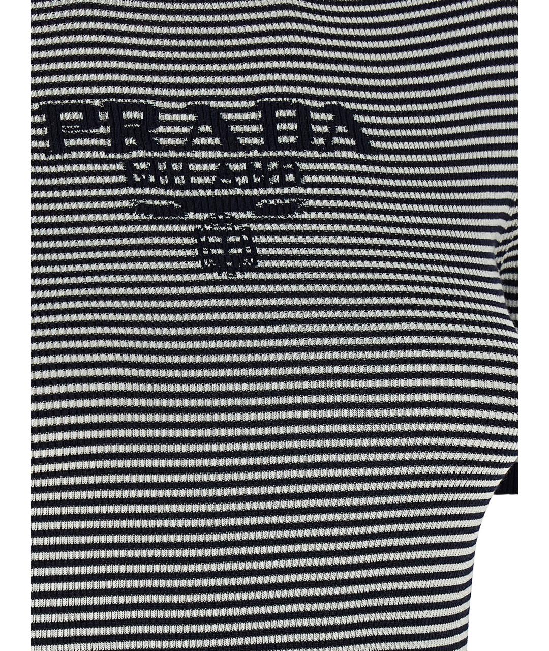 PRADA Мульти шелковая футболка, фото 4