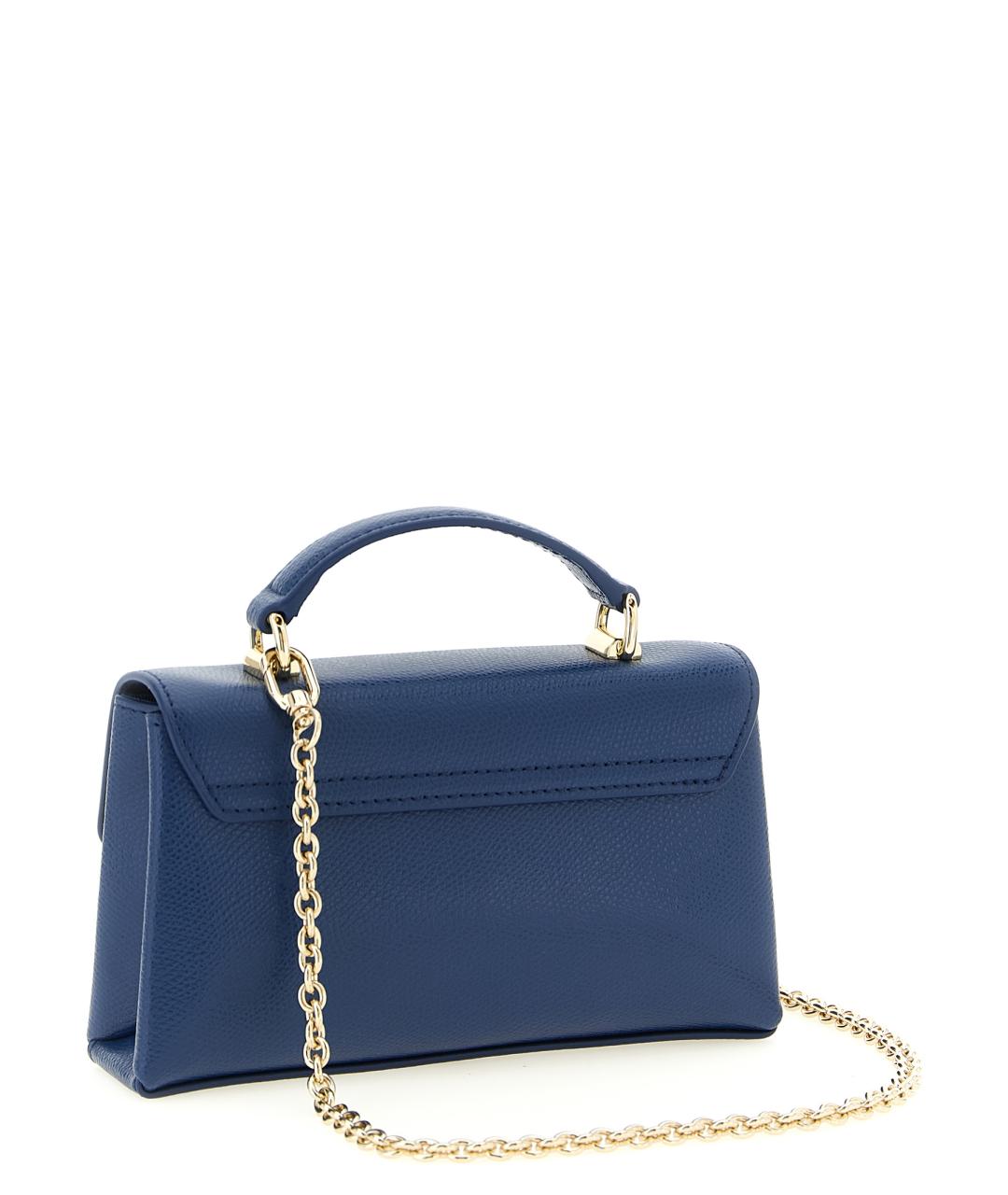 FURLA Синяя кожаная сумка через плечо, фото 2