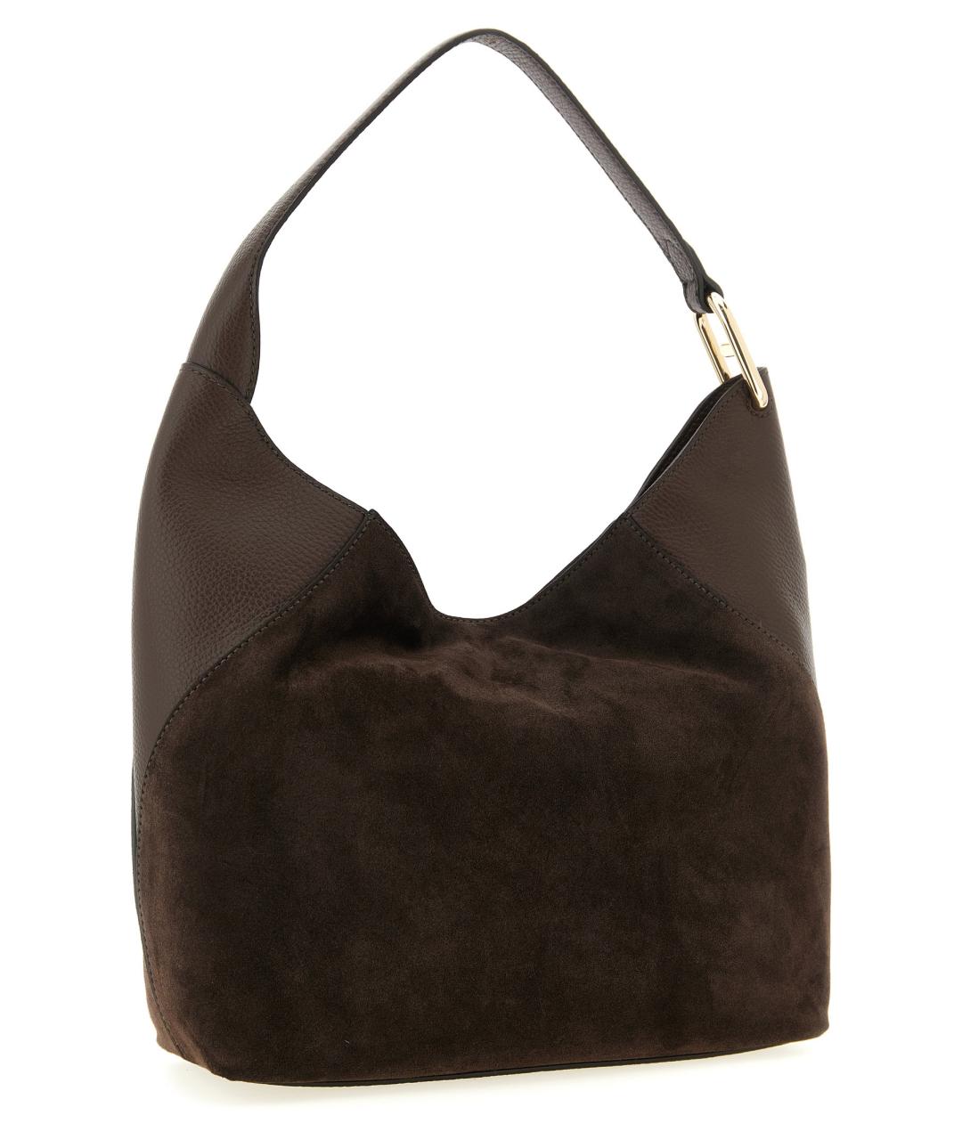 FURLA Коричневая замшевая сумка через плечо, фото 2