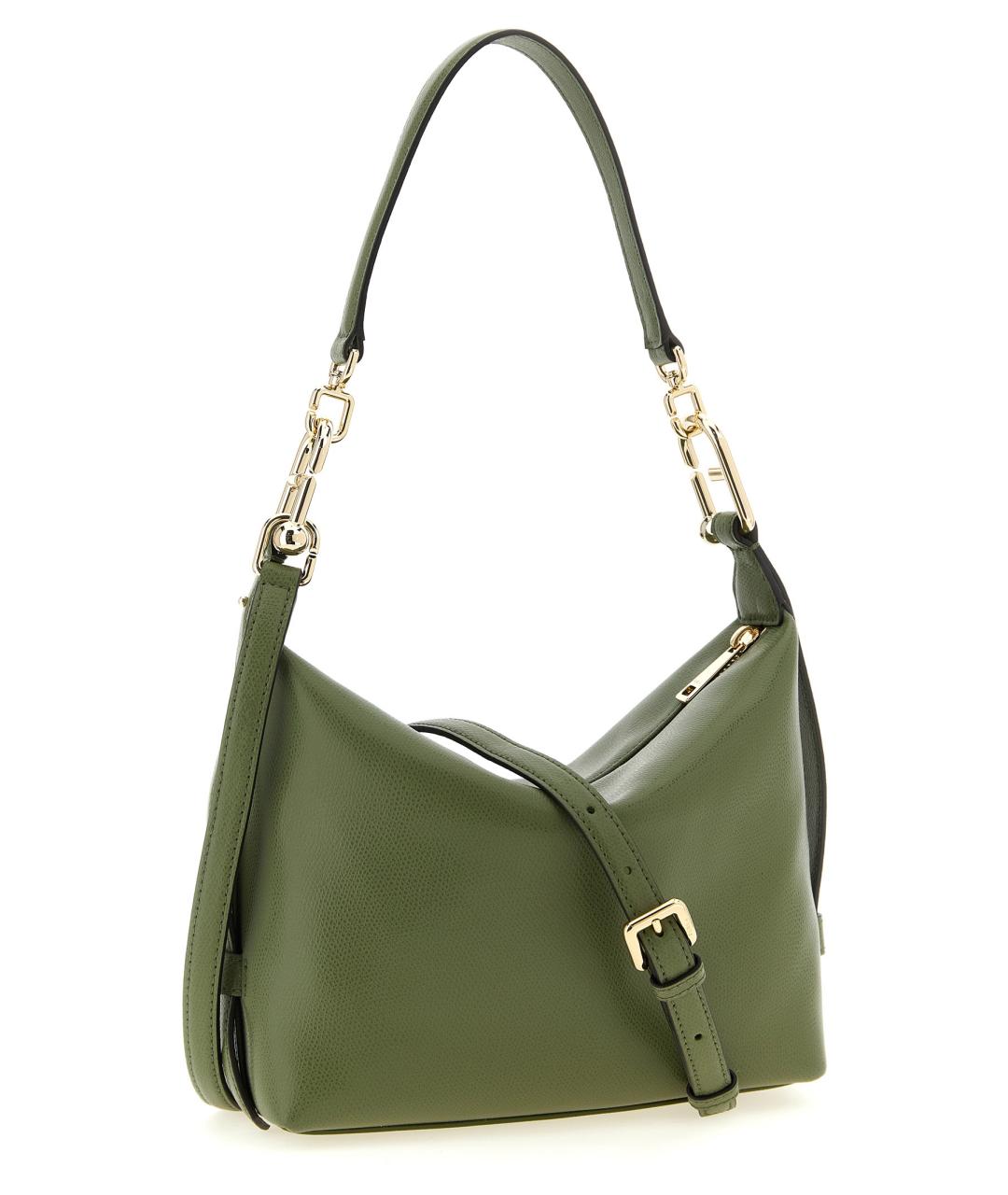 FURLA Зеленая кожаная сумка через плечо, фото 2