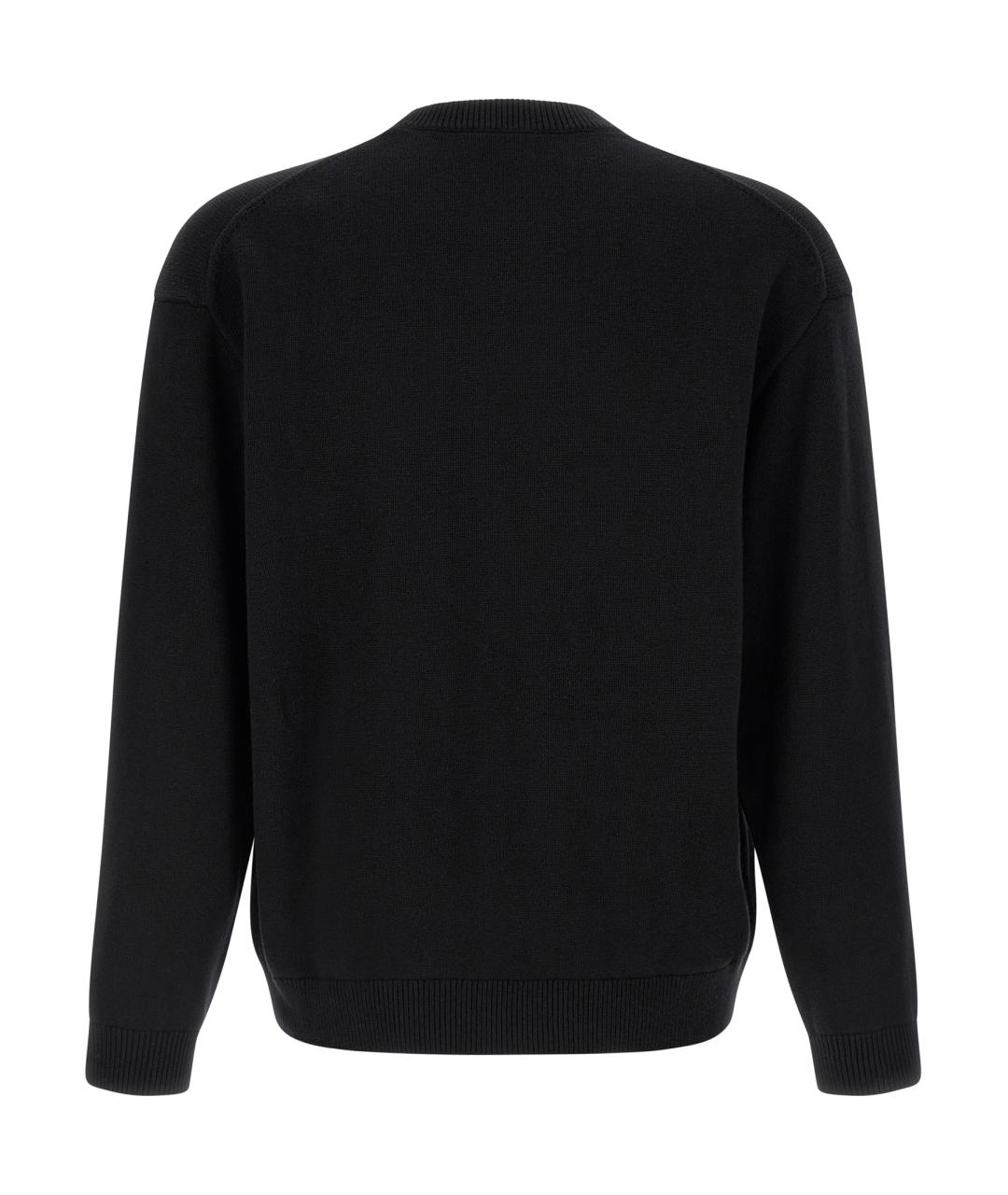 KENZO Черный шерстяной джемпер / свитер, фото 2