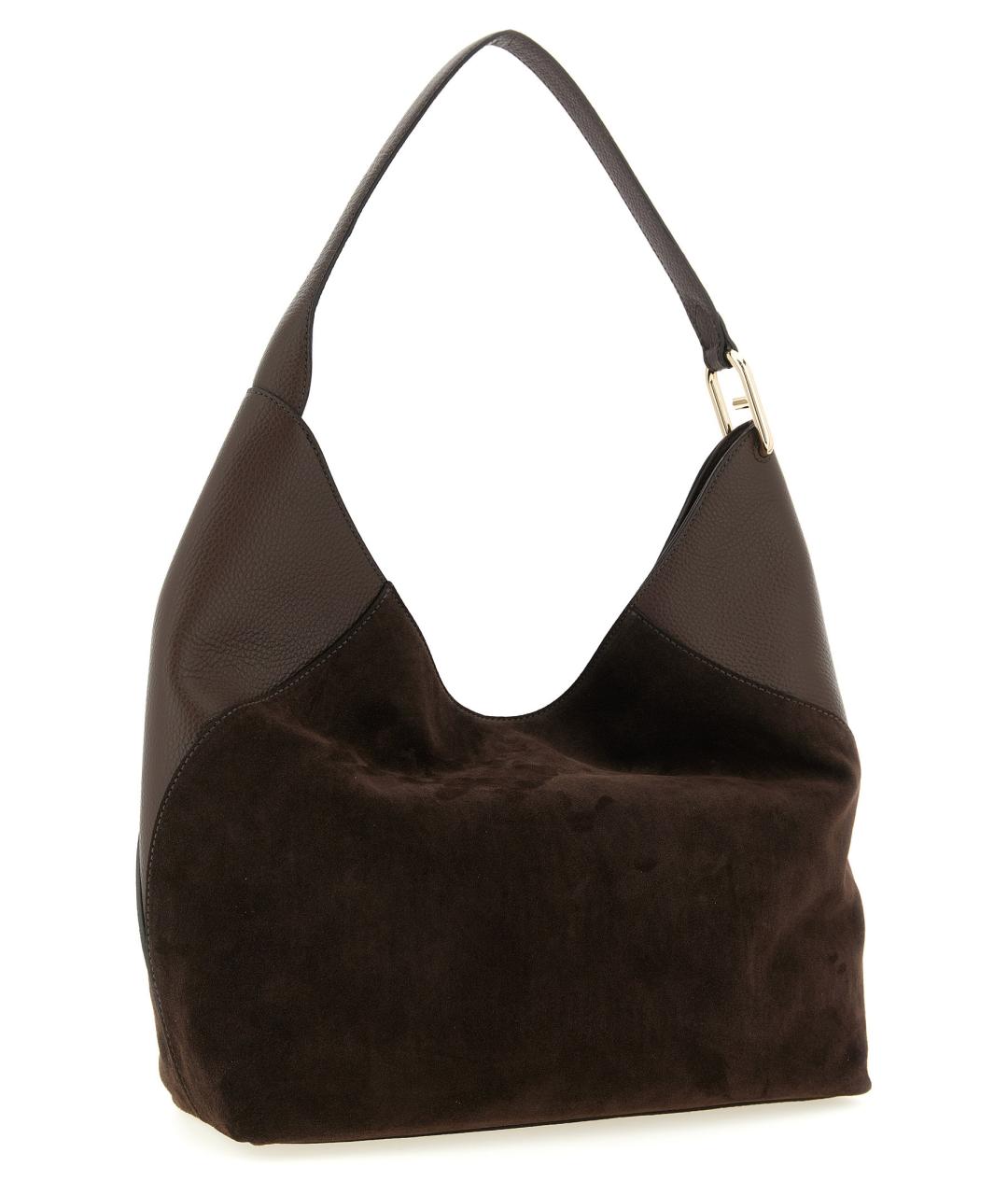 FURLA Коричневая замшевая сумка через плечо, фото 2