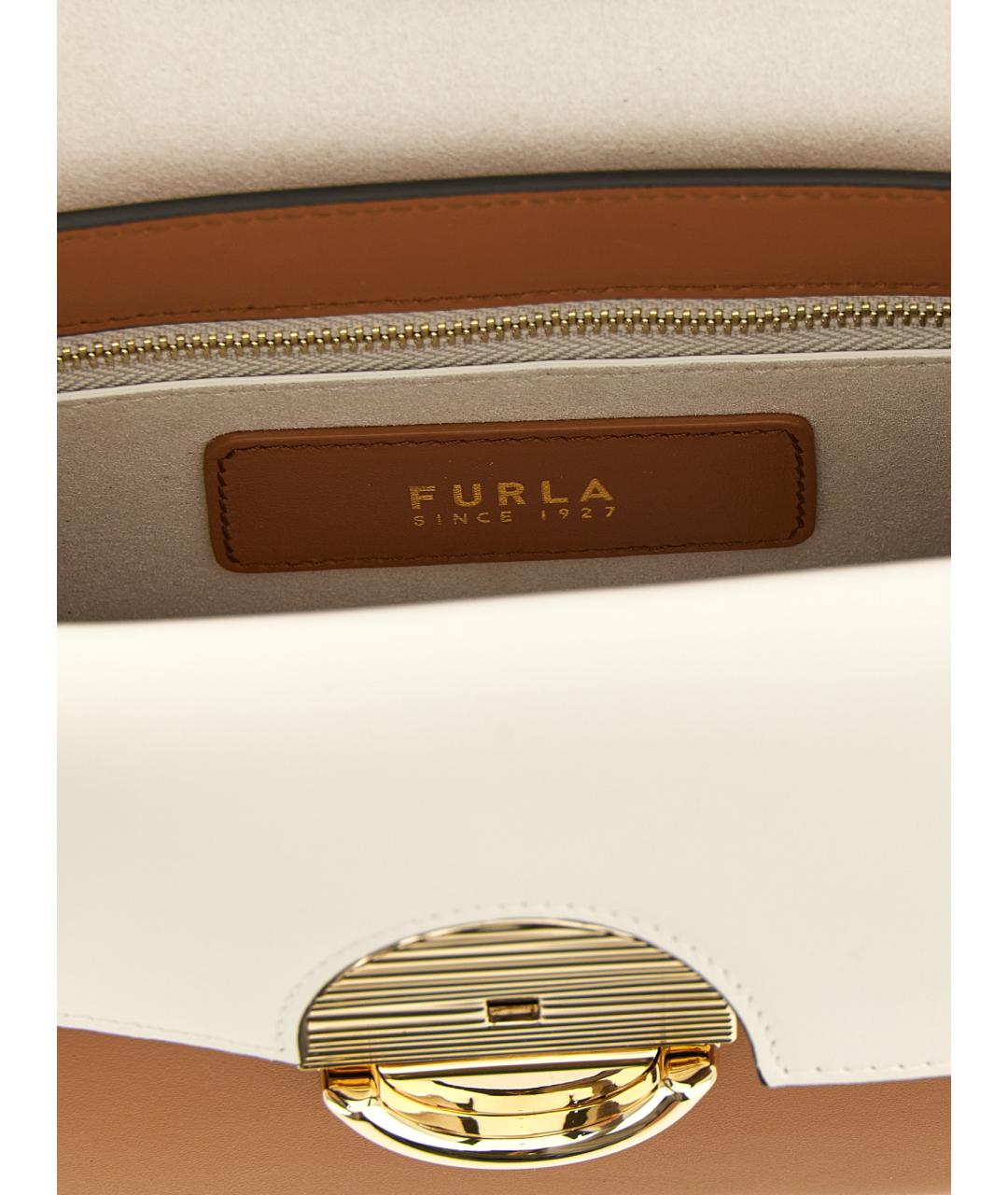 FURLA Мульти кожаная сумка через плечо, фото 4