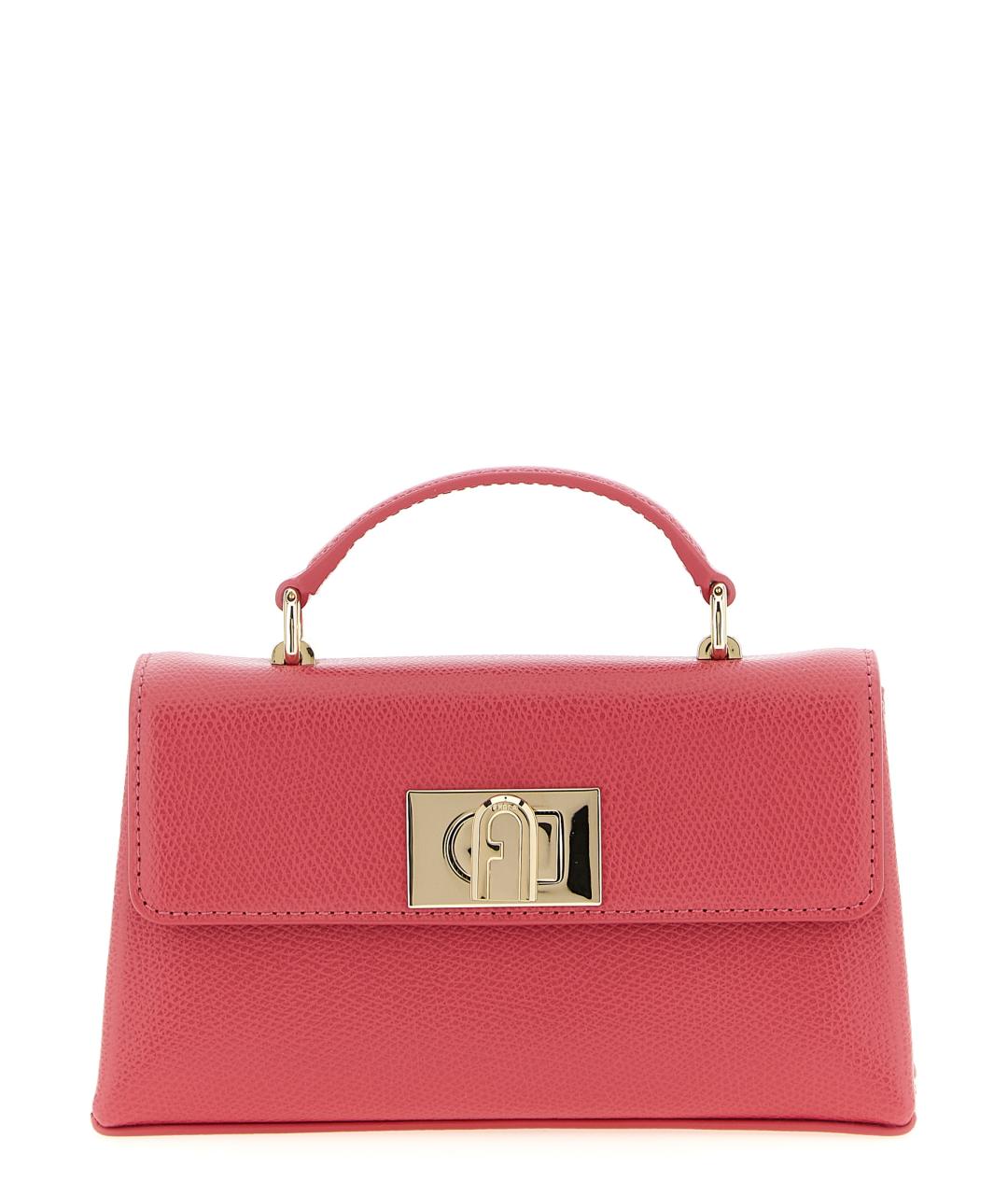 FURLA Фуксия кожаная сумка через плечо, фото 1