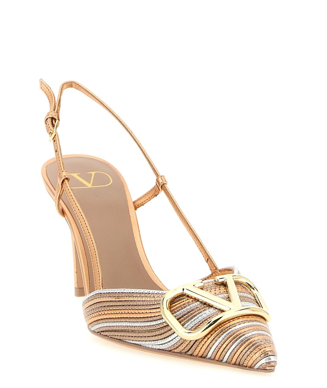 VALENTINO Розовые кожаные туфли, фото 2