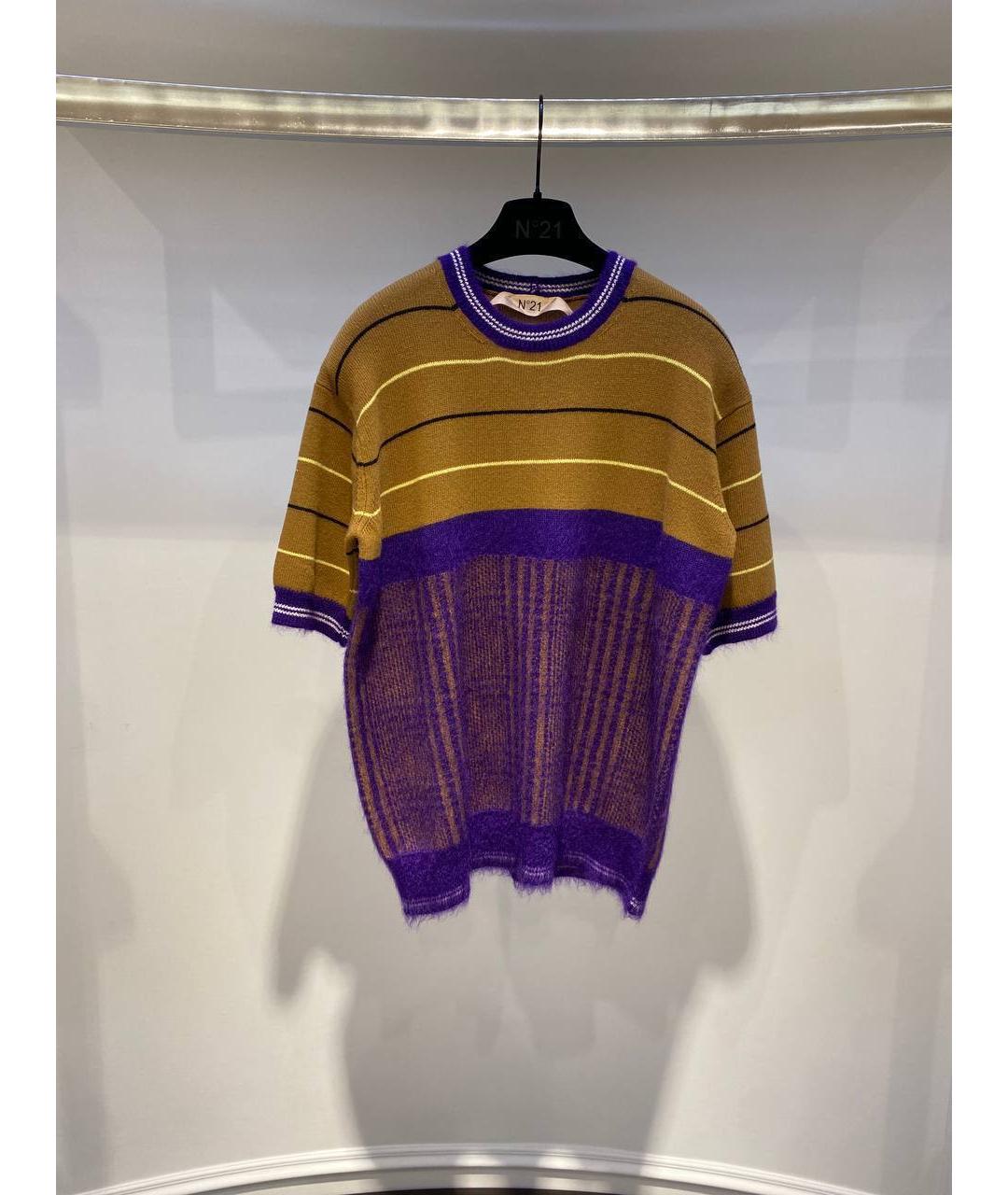 NO. 21 Мульти шерстяной джемпер / свитер, фото 4