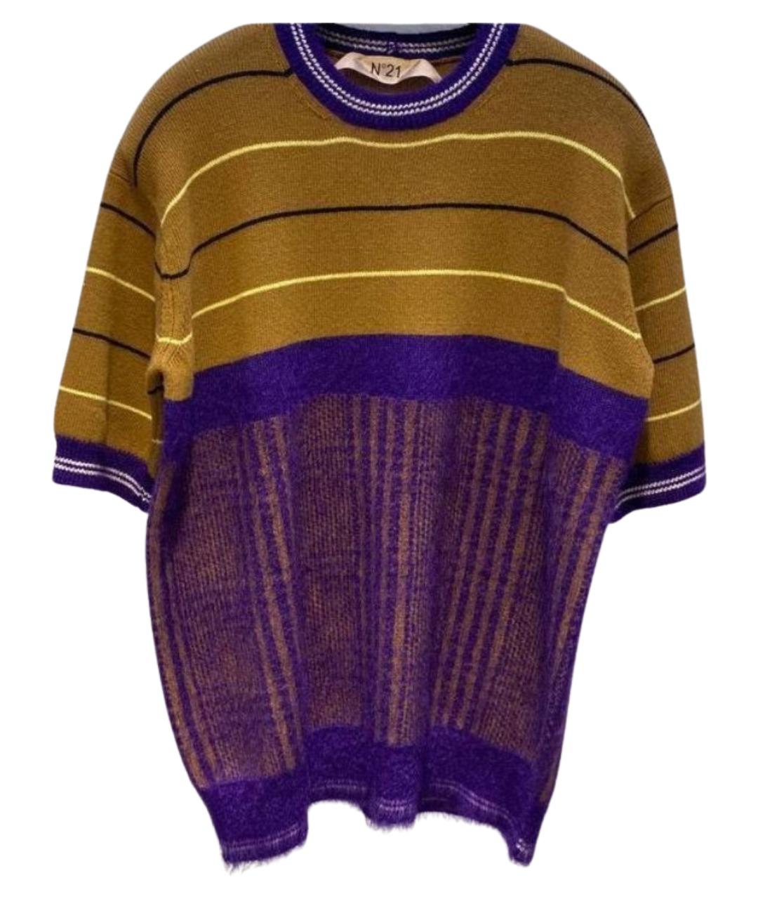 NO. 21 Мульти шерстяной джемпер / свитер, фото 1