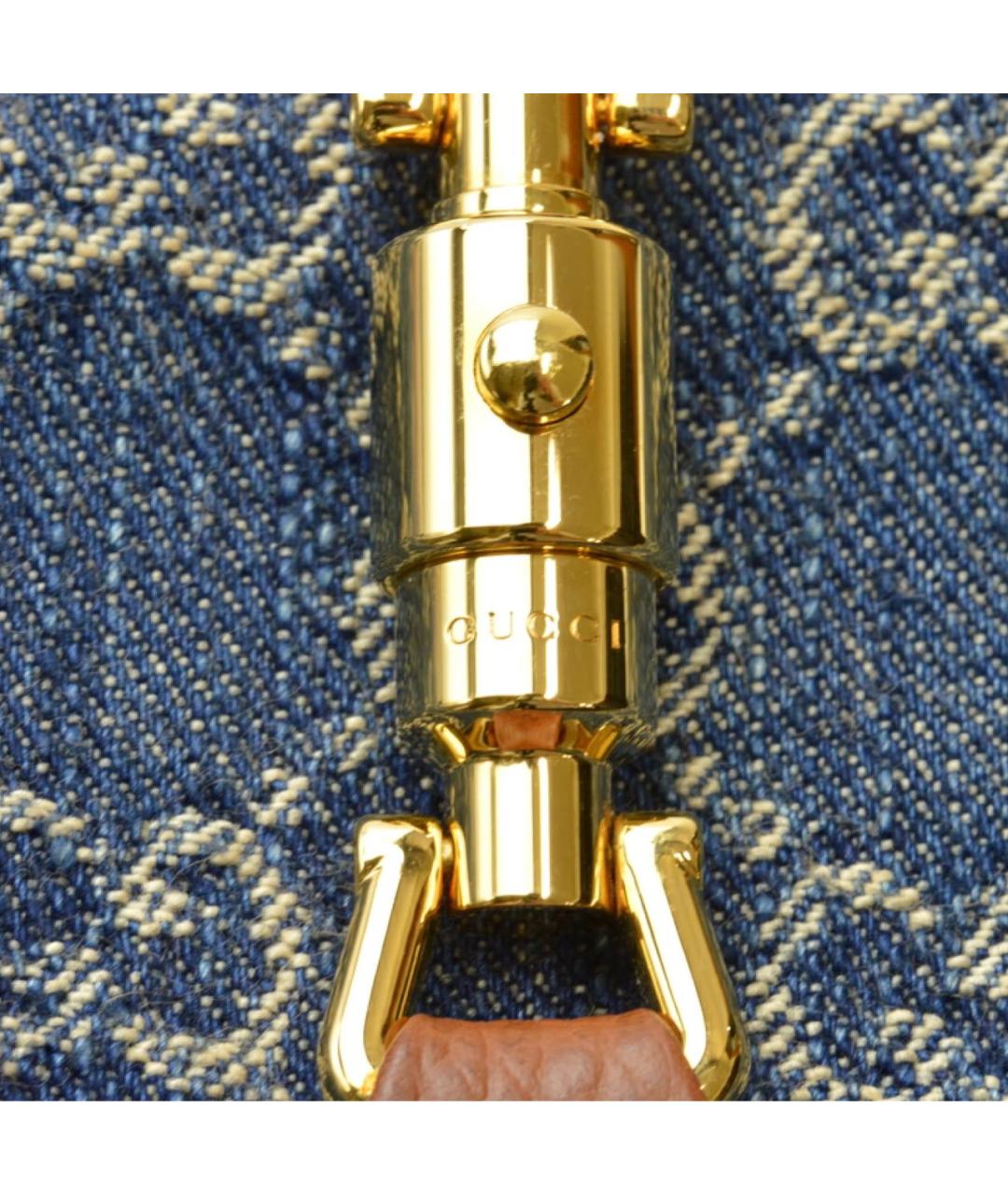 GUCCI Синяя кожаная сумка через плечо, фото 7