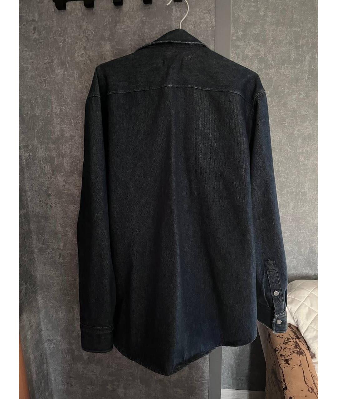 RAF SIMONS Темно-синяя деним куртка, фото 2