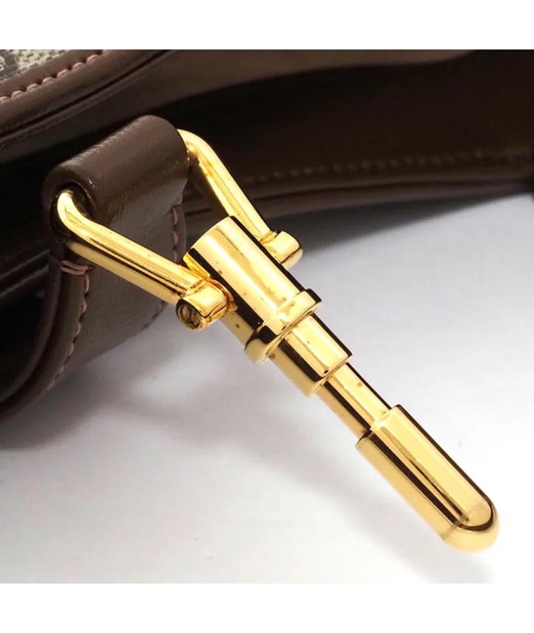 GUCCI Коричневая сумка с короткими ручками, фото 7