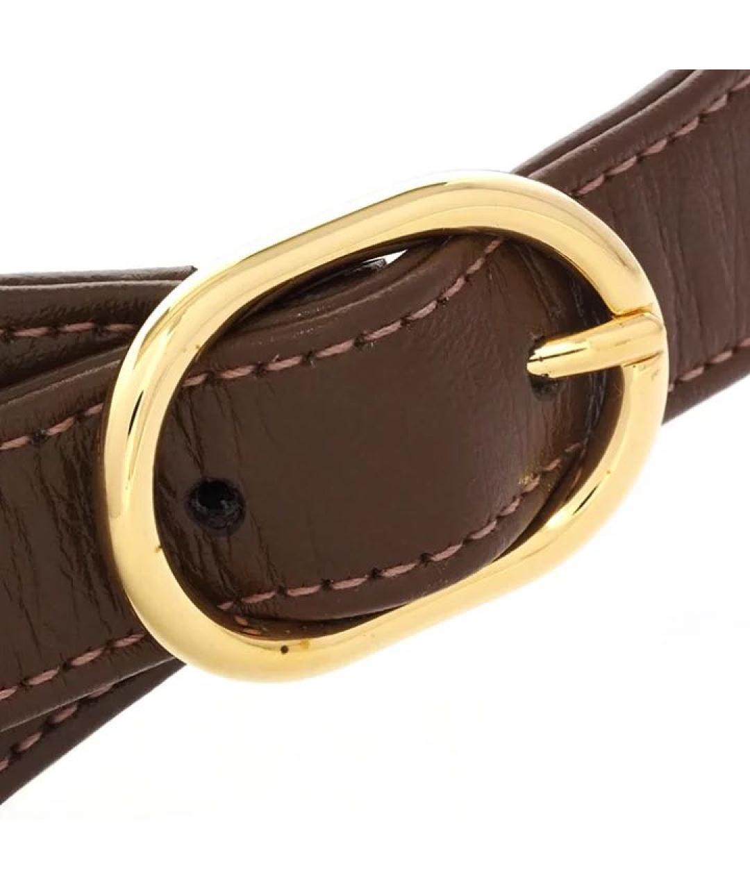 GUCCI Коричневая сумка с короткими ручками, фото 6