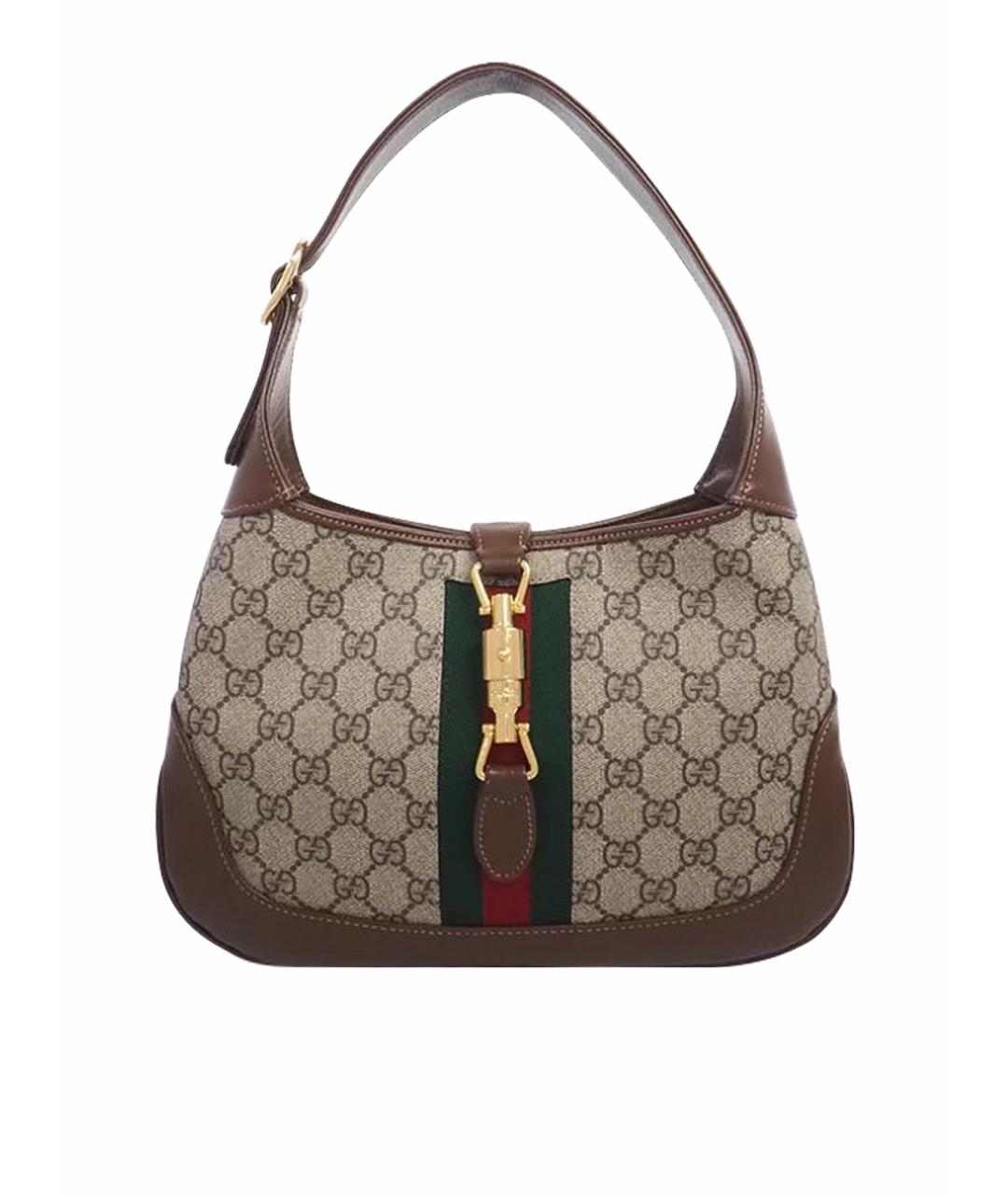 GUCCI Коричневая сумка с короткими ручками, фото 1